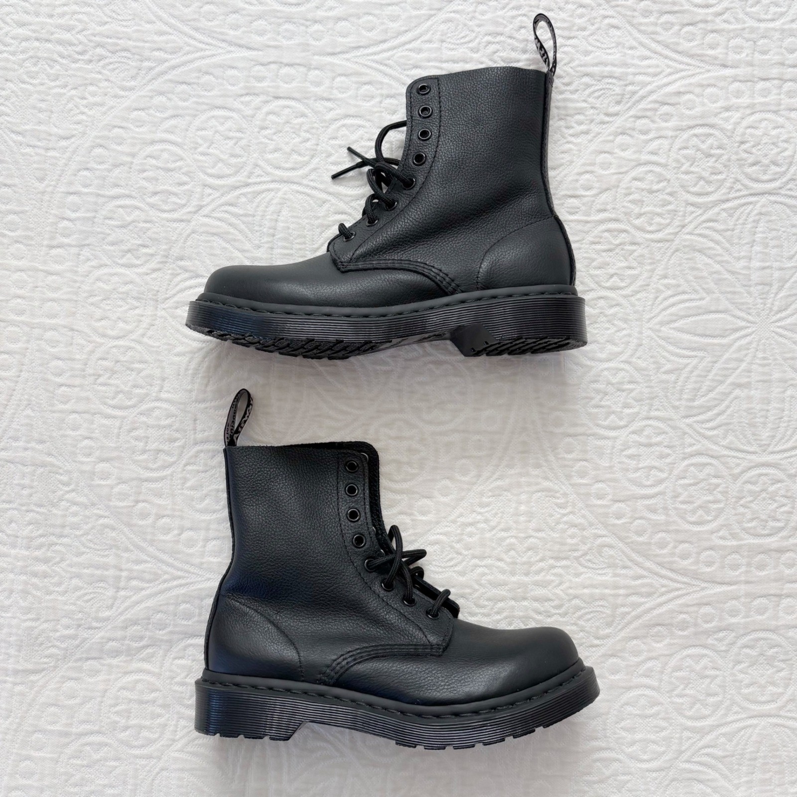 Dr. Martens 1460 Mono Smooth Leather Lace Up Boots, Black (M’s 6 / W’s 7)
