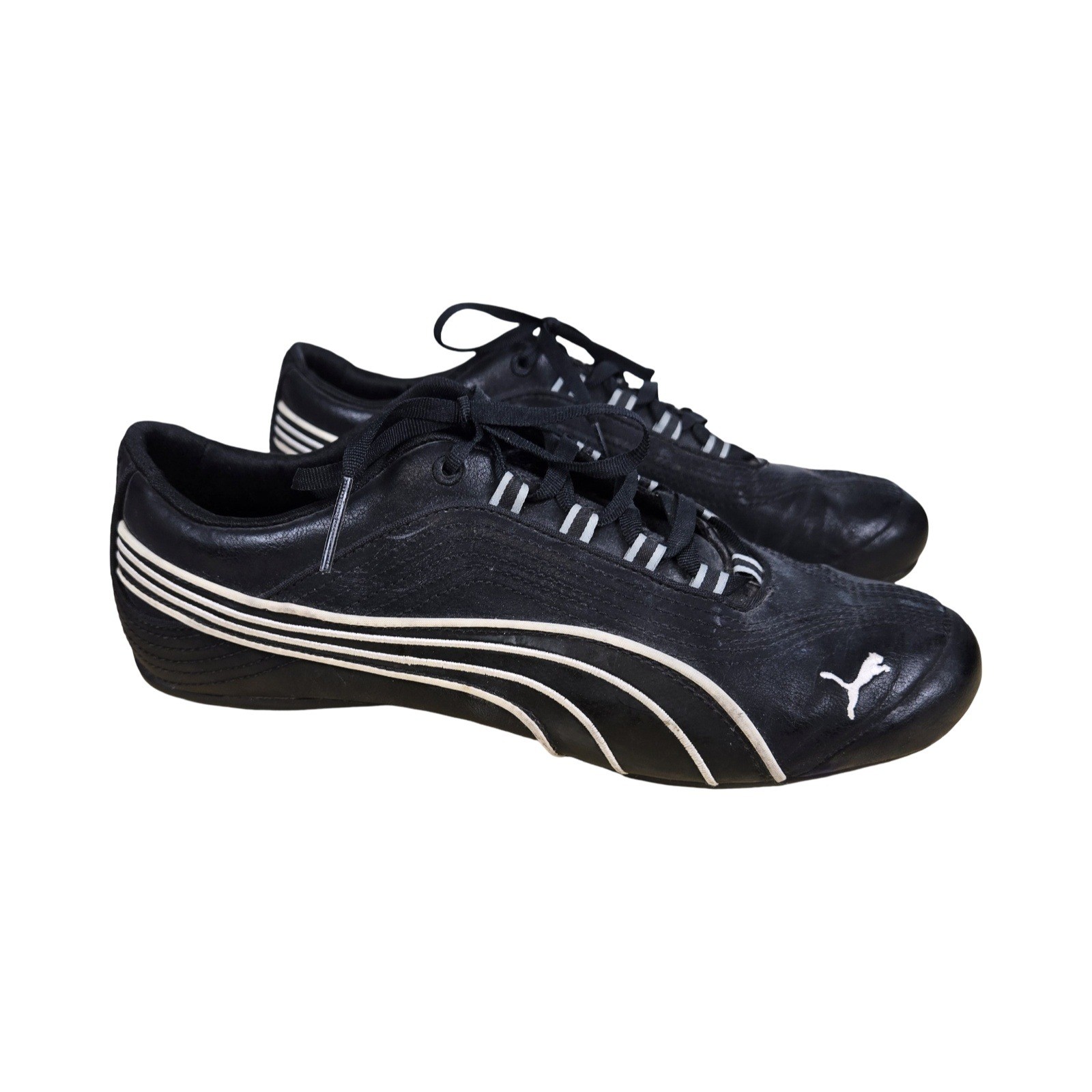 Puma Eco Ortholite SD Black Sneakers Womens 8 Sporty Preppy Streetwear Cool Girl