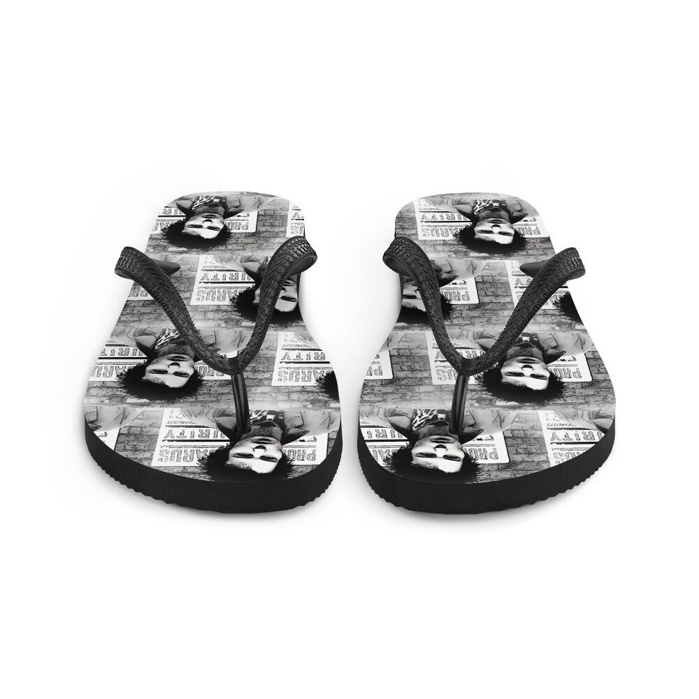 Sid Vicious Flip Flops Punk Rock Sandals Sex Pistols Inspired Summer Footwear