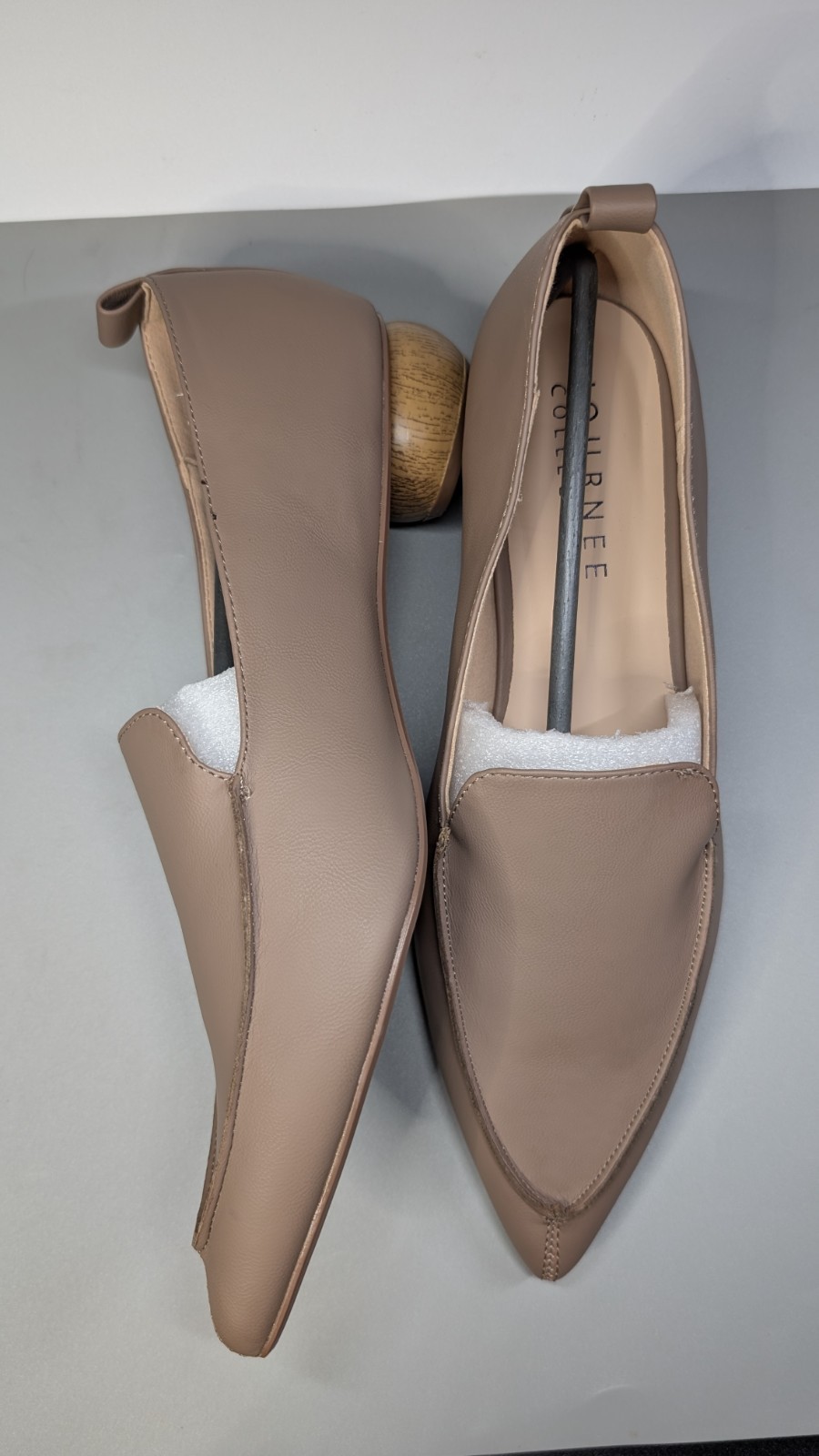 Journee Collection Women Maggs Ball Heel Fun Capsule Piece Pointed Toe 9.5