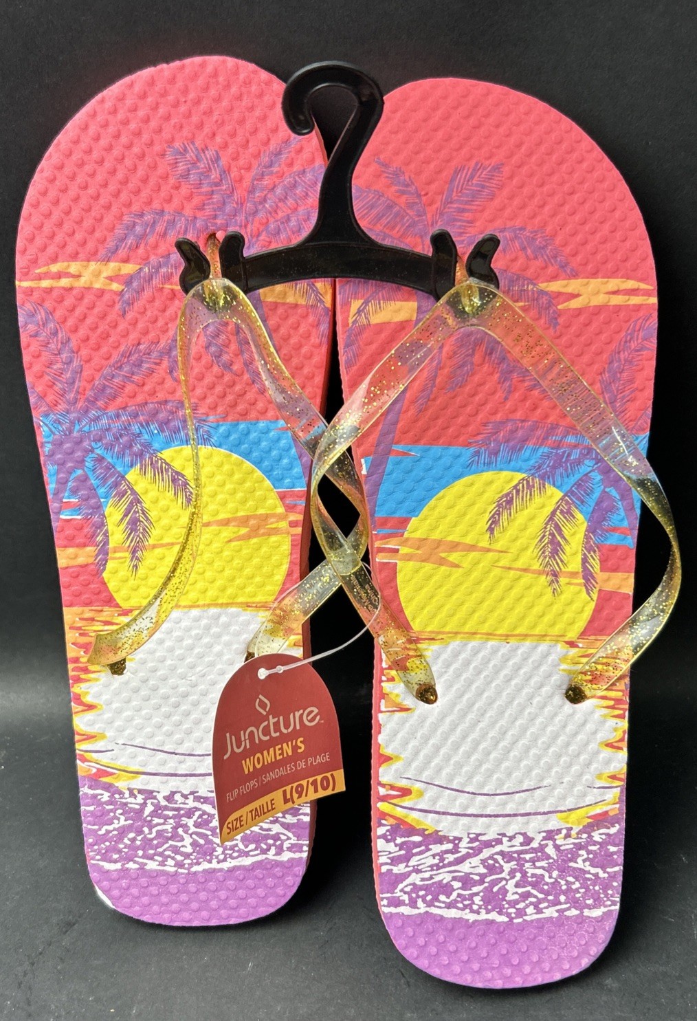 Juncture Women’s «Summer State of Mind.» Flip flops Size L 9/10