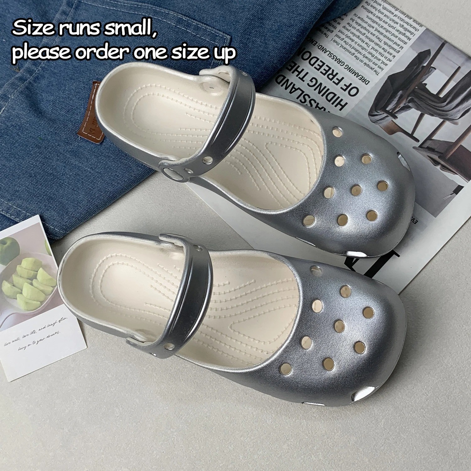 Womens Classic Leopard Print Ballet Flat Clog-Choose Color