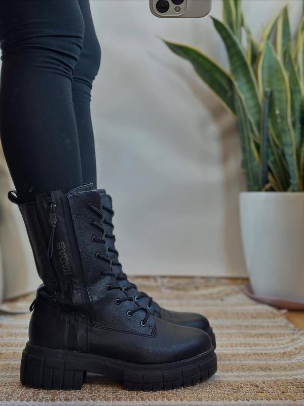 women bagatt boots black 40