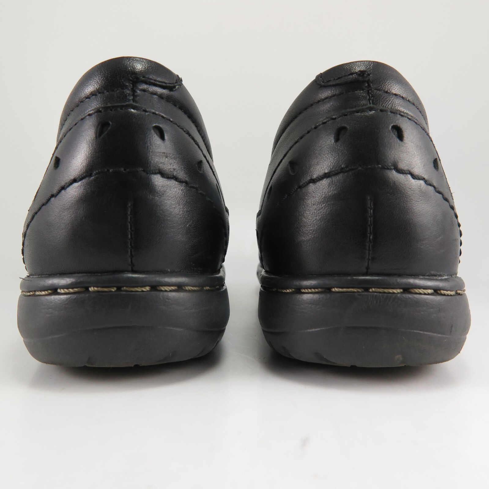 Cobb Hill PETRA Mary Janes Womens Size 10N Black Leather Laser Etched Flats