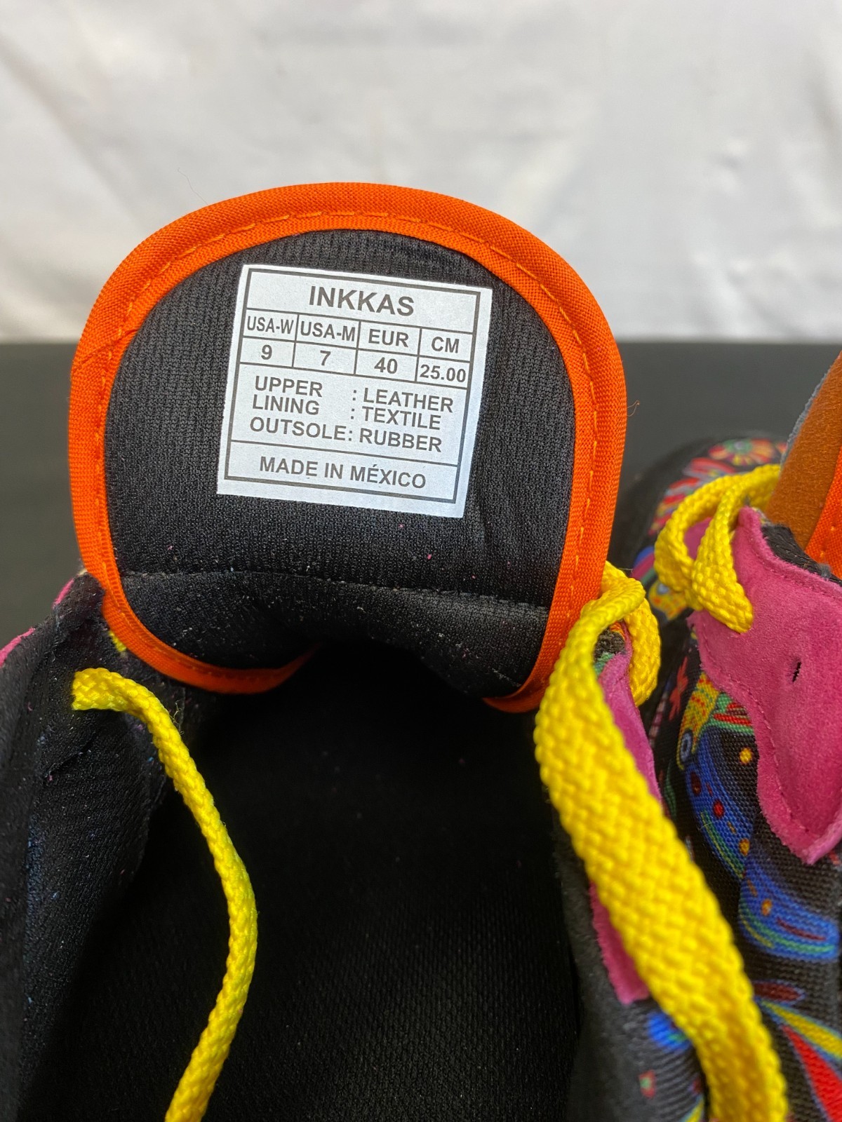 Inkkas Unisex Adults Zocalo Jogger Multicolor Lace Up Athletic Sneakers Sz M7 W9