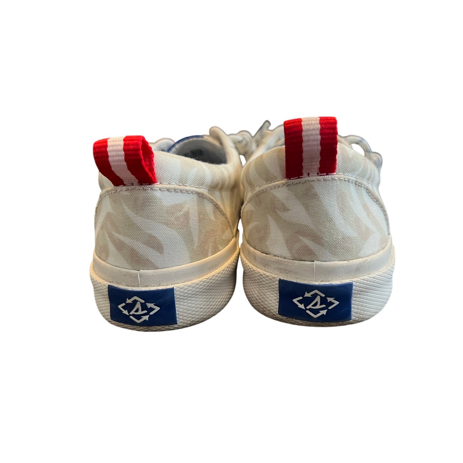 Sperry Pier Wave LTT Harmony Sneakers Boat Shoes Women’s 7M Cream/Tan Slip-On