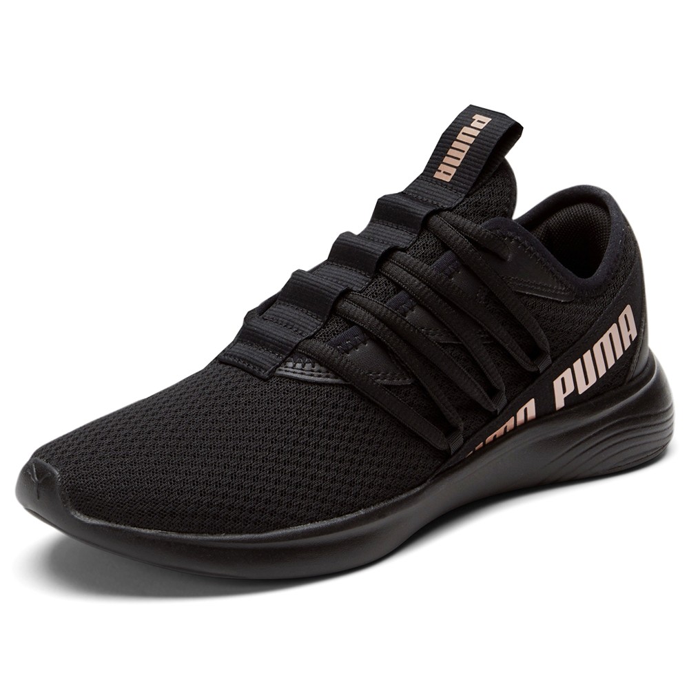 PUMA Star Vital Lace Up Womens Black Sneakers Casual Shoes 19433115
