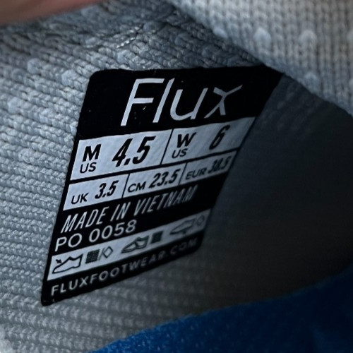 Flux Adapt Runner White Gum Womens Size 6 Running Athletic Walking Knit Shoes