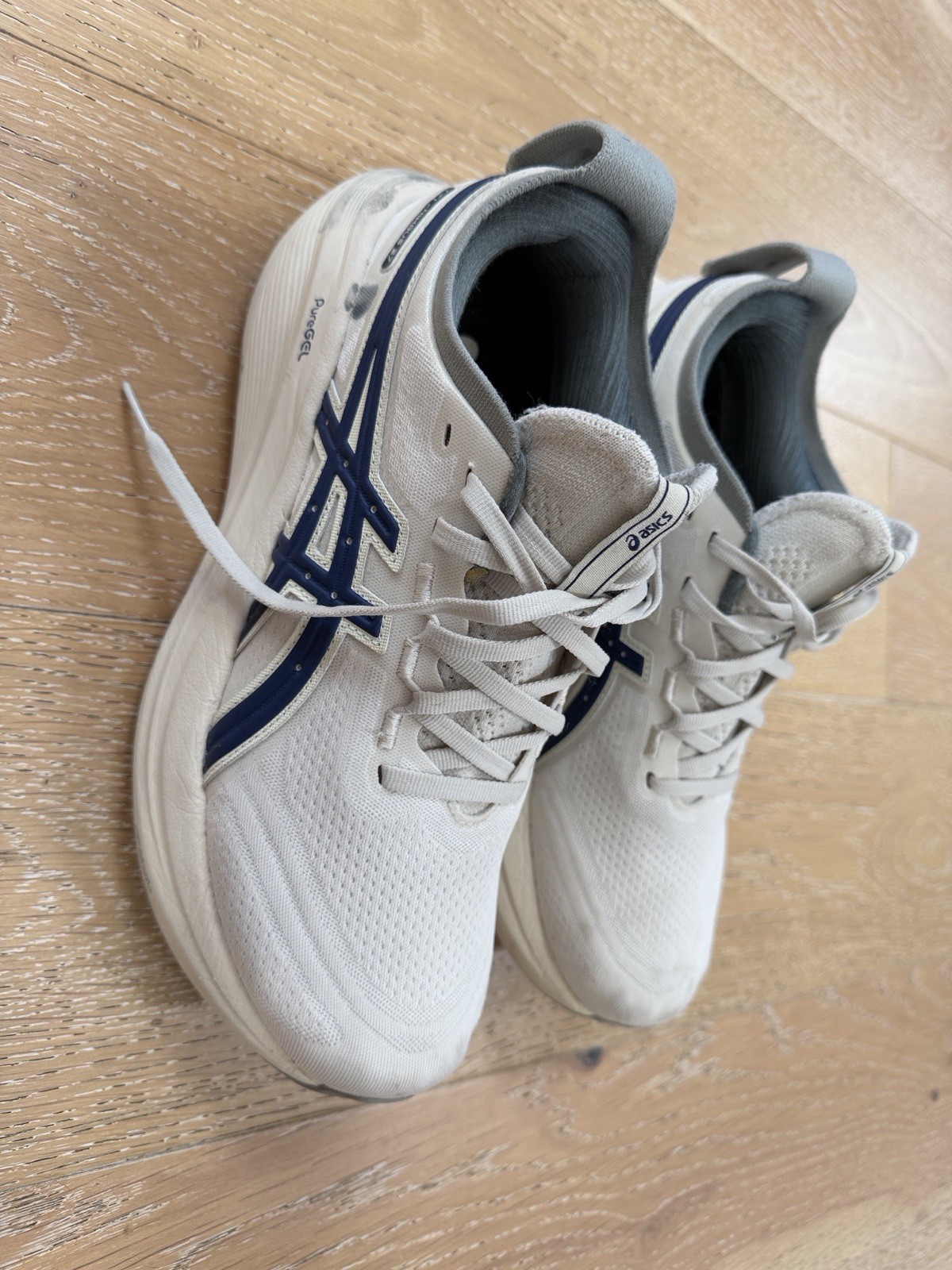 ASICS Women’s Gel-Nimbus 27 ASICS Track Club Birch Indigo Blue Size 9.5