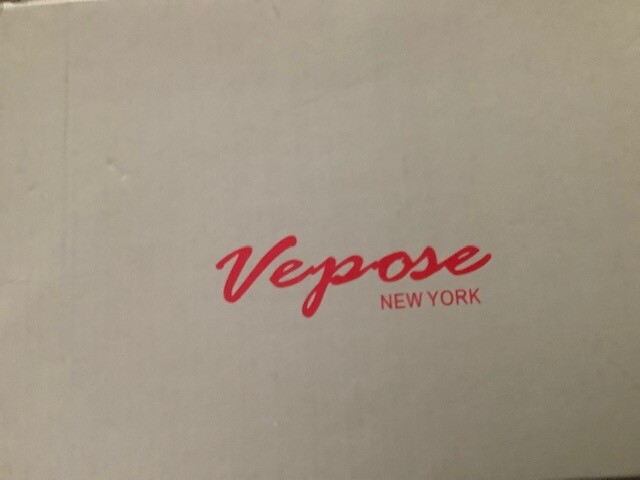 Vepose New York Size 9.5 Nude Nubuck beige high heel dress shoes style CJY031