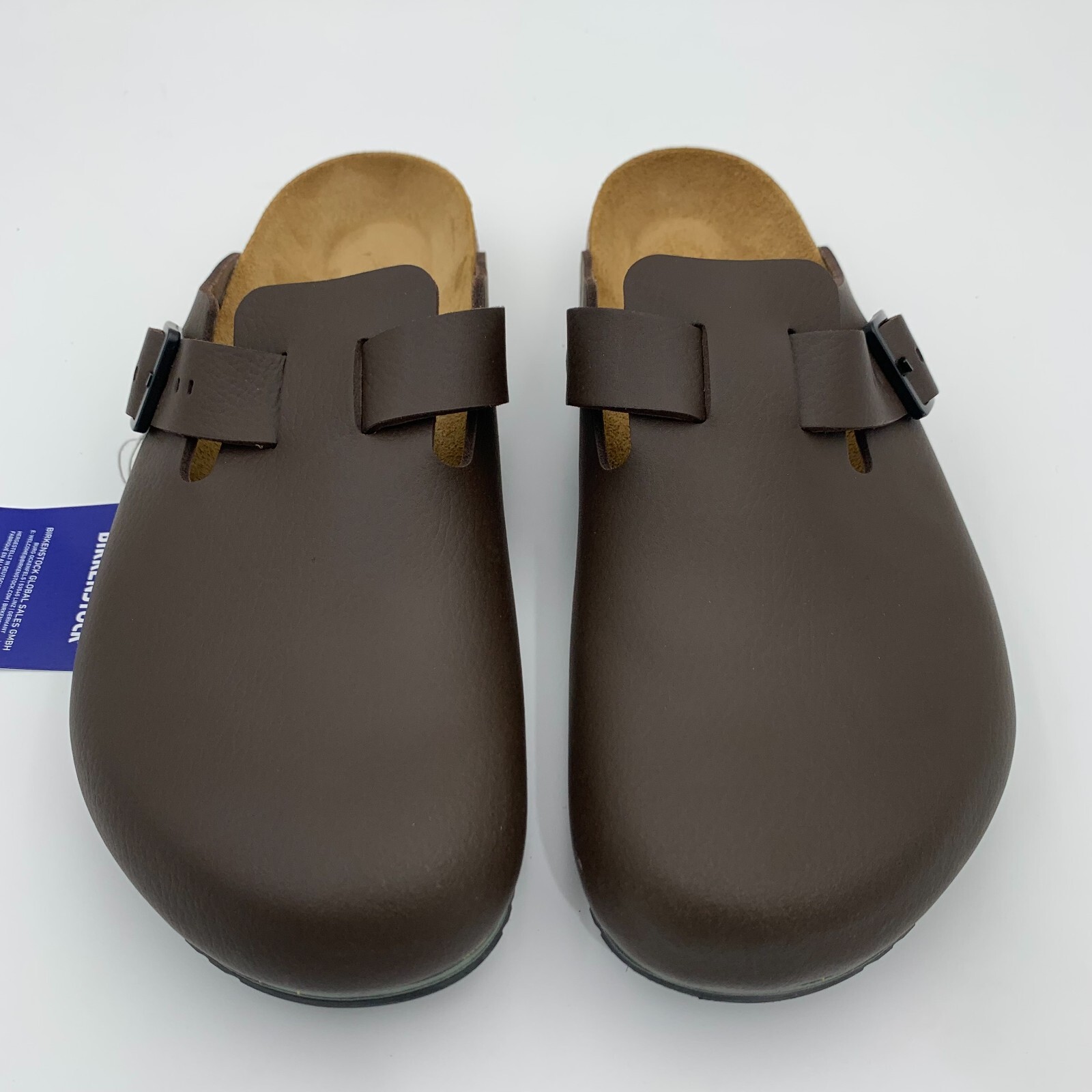 Birkenstock New w/o Box Boston Pro Soft Java Natural Leather Regular Select Size