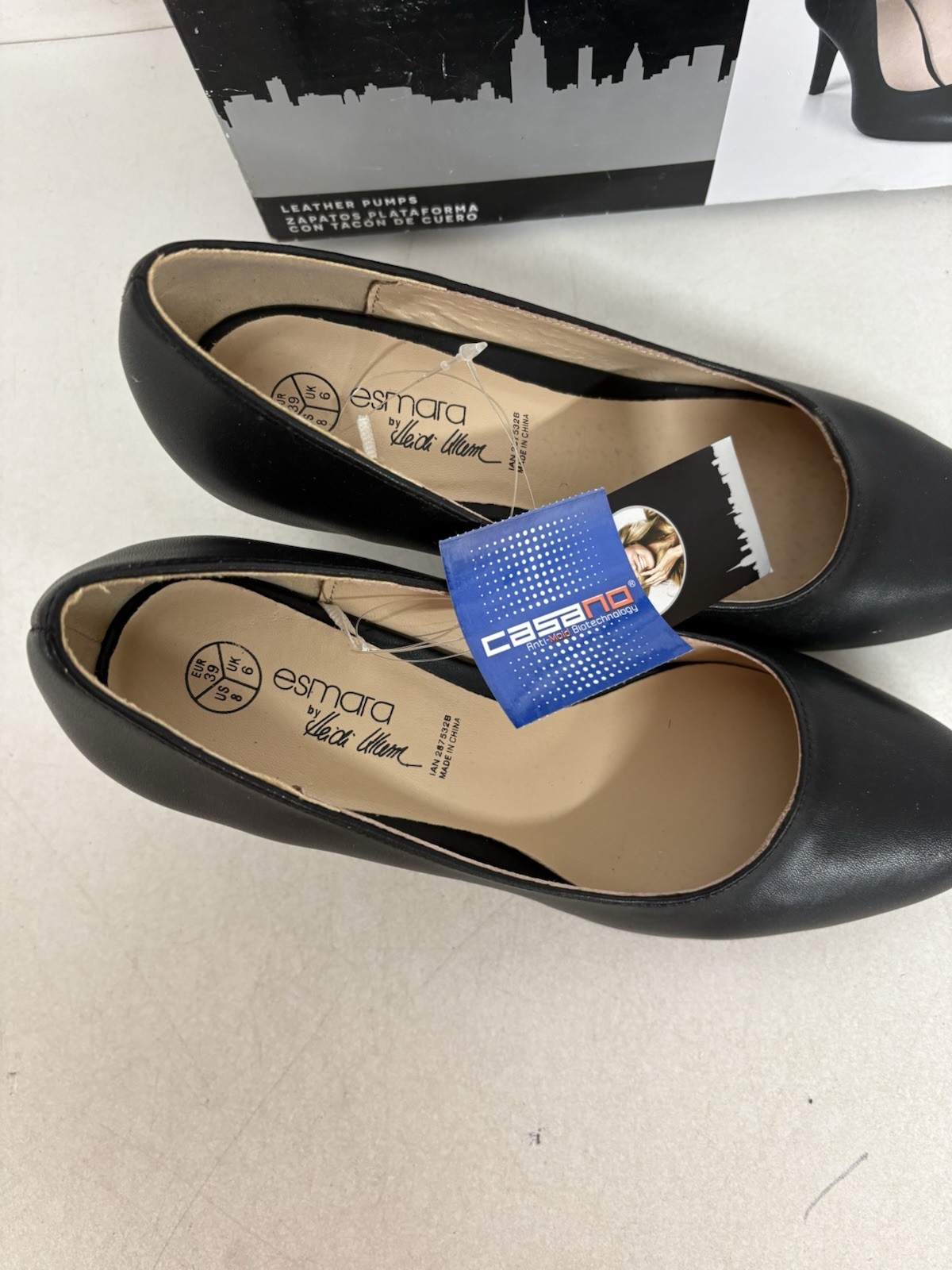 Esmara by Heidi Klum Ian Style High Heel Pumps Shoes Black Size EU39 US8 “New”