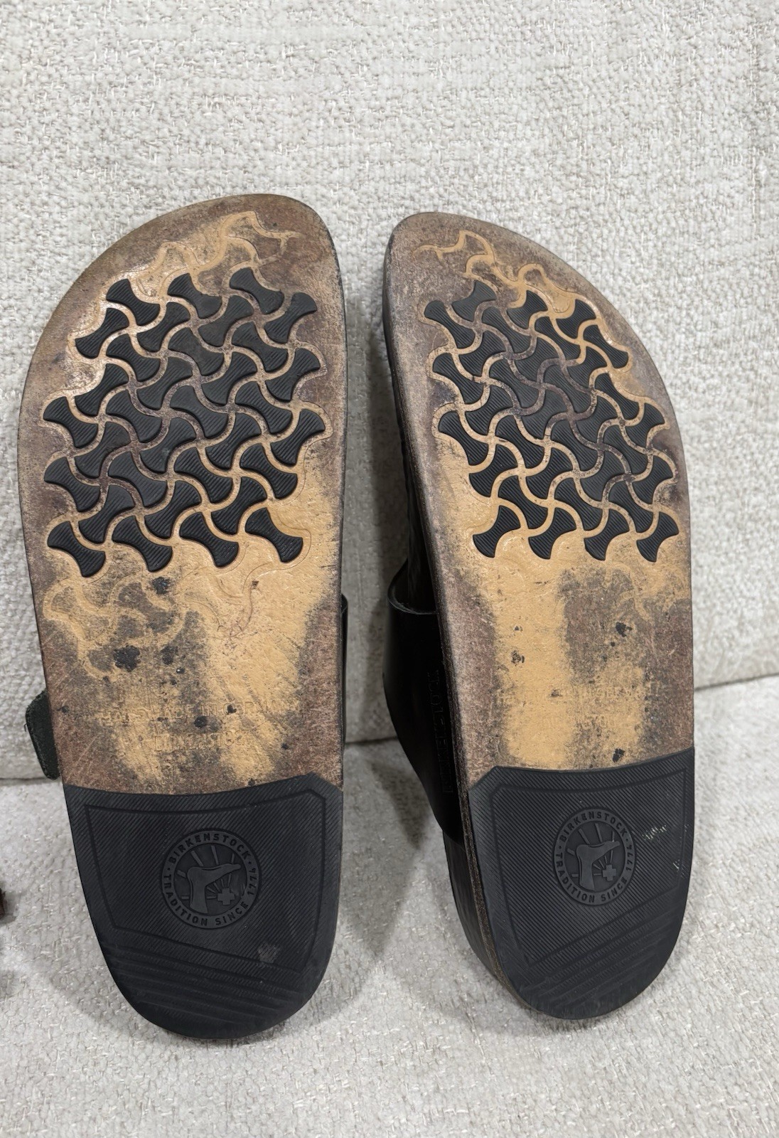 Rare Birkenstock Milano 40 Handmade In Germany Black Leather Wooden Soles