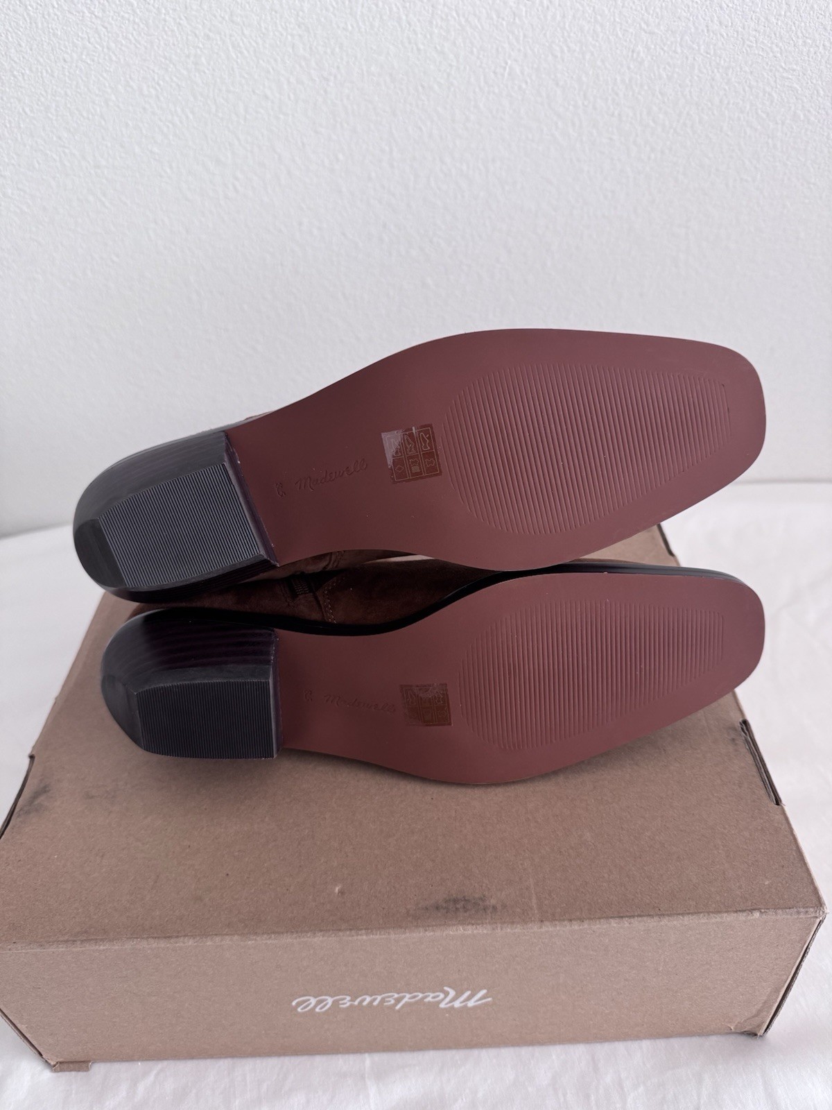 New Madewell The Idris Ankle Boot In Suede Size 9.5