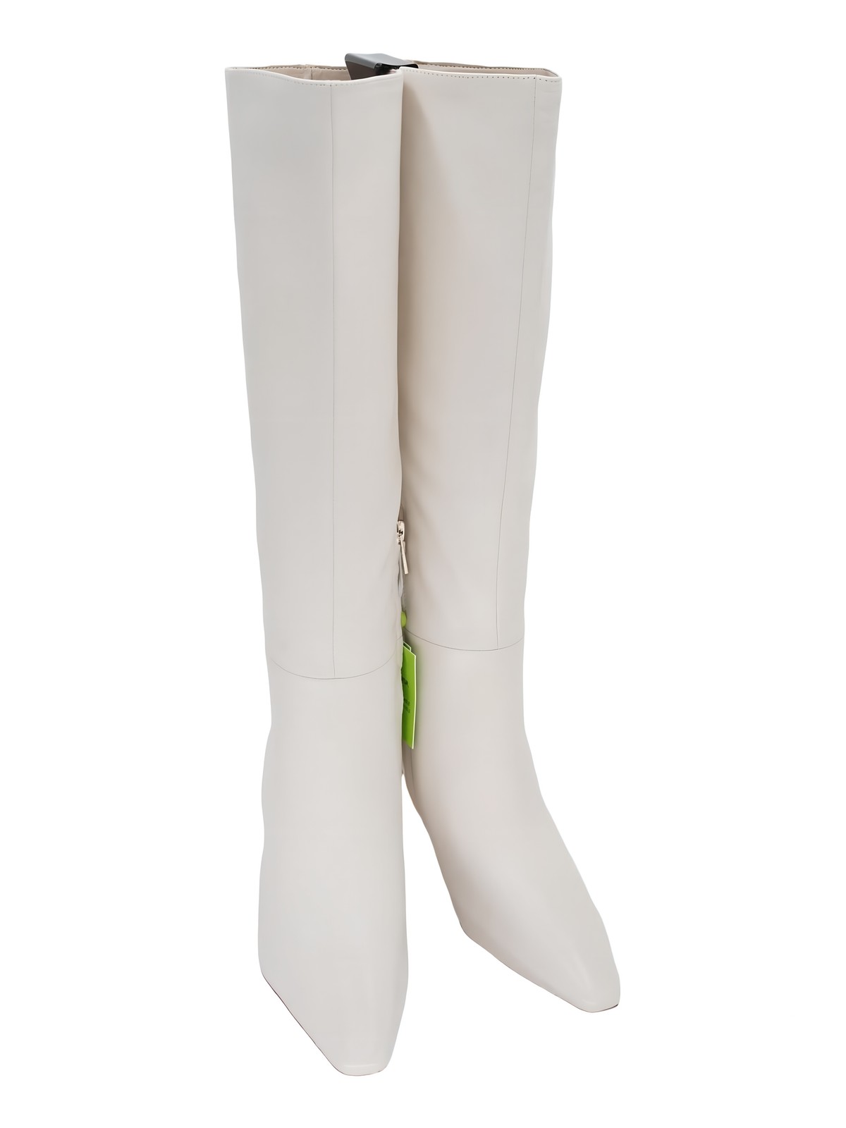 Sam Edelman Sylvia Knee High Dress Boots 2.75in Heel Modern Ivory 7.5M