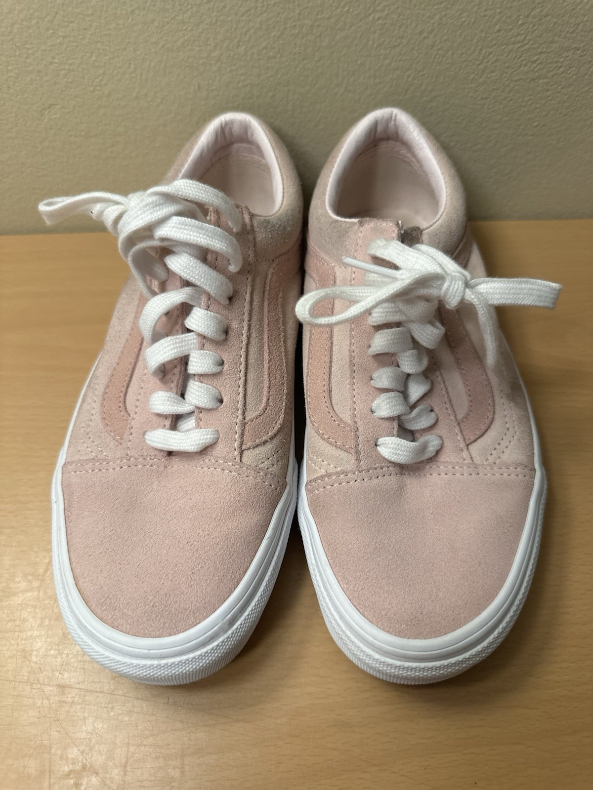 Vans 721454 Pink Suede Unisex Shoes Size Men’s 5 Women’s 6.5