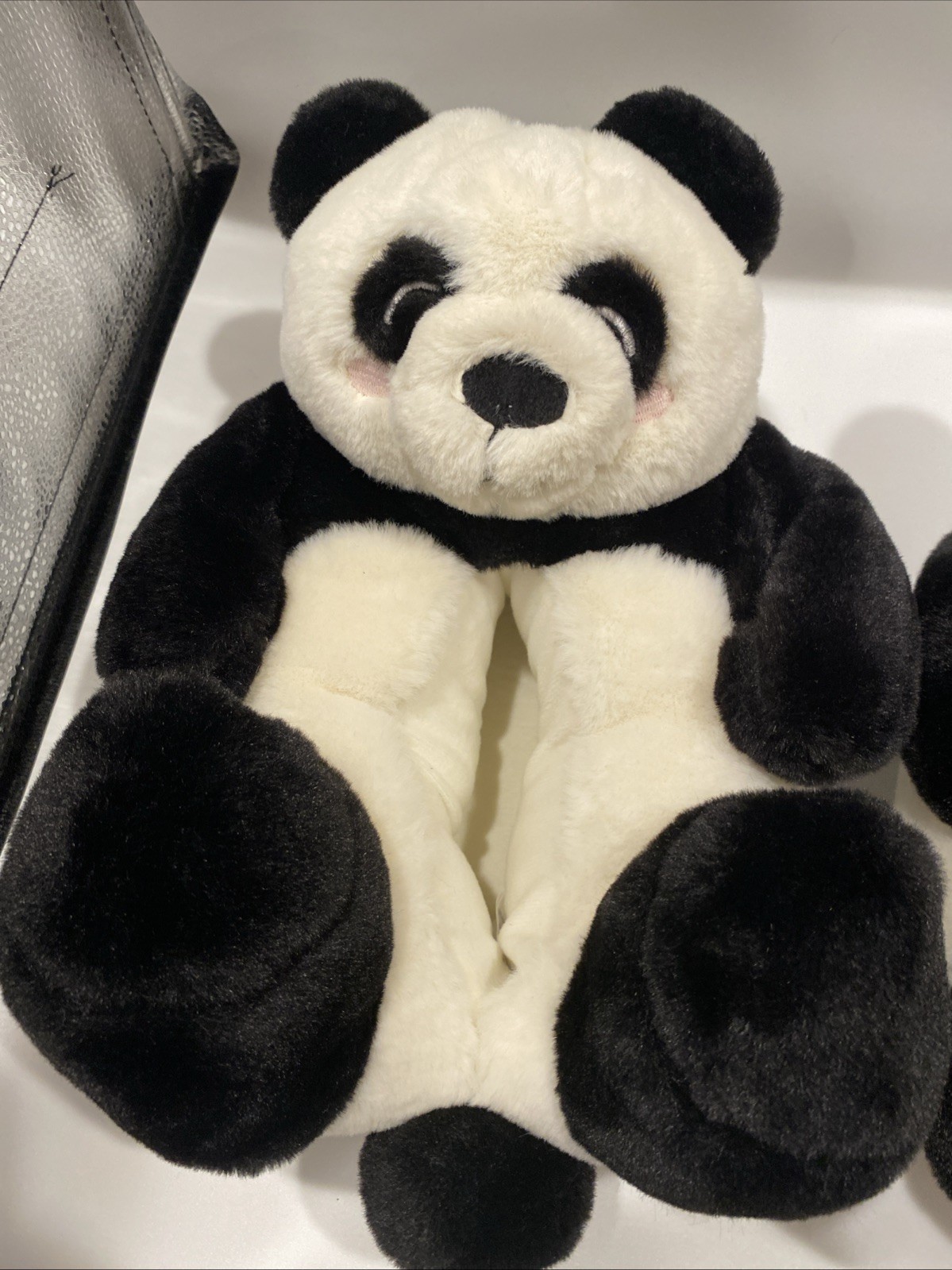 Panda Bear Plush Slippers Woman’s Size L