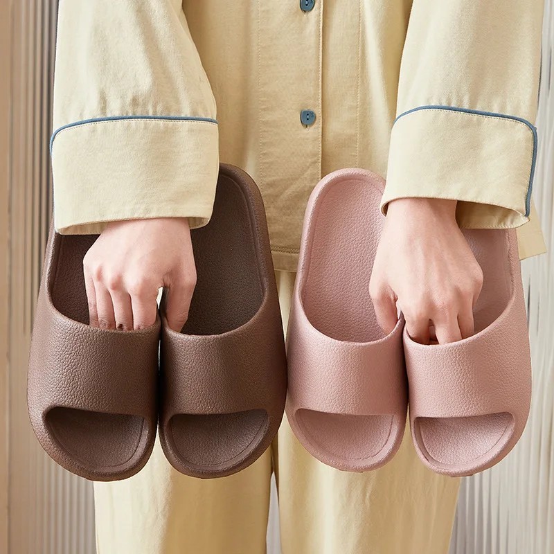Womens Men Non-Slip Slides Shower Slippers House Sandals Bathroom Shoes Durable
