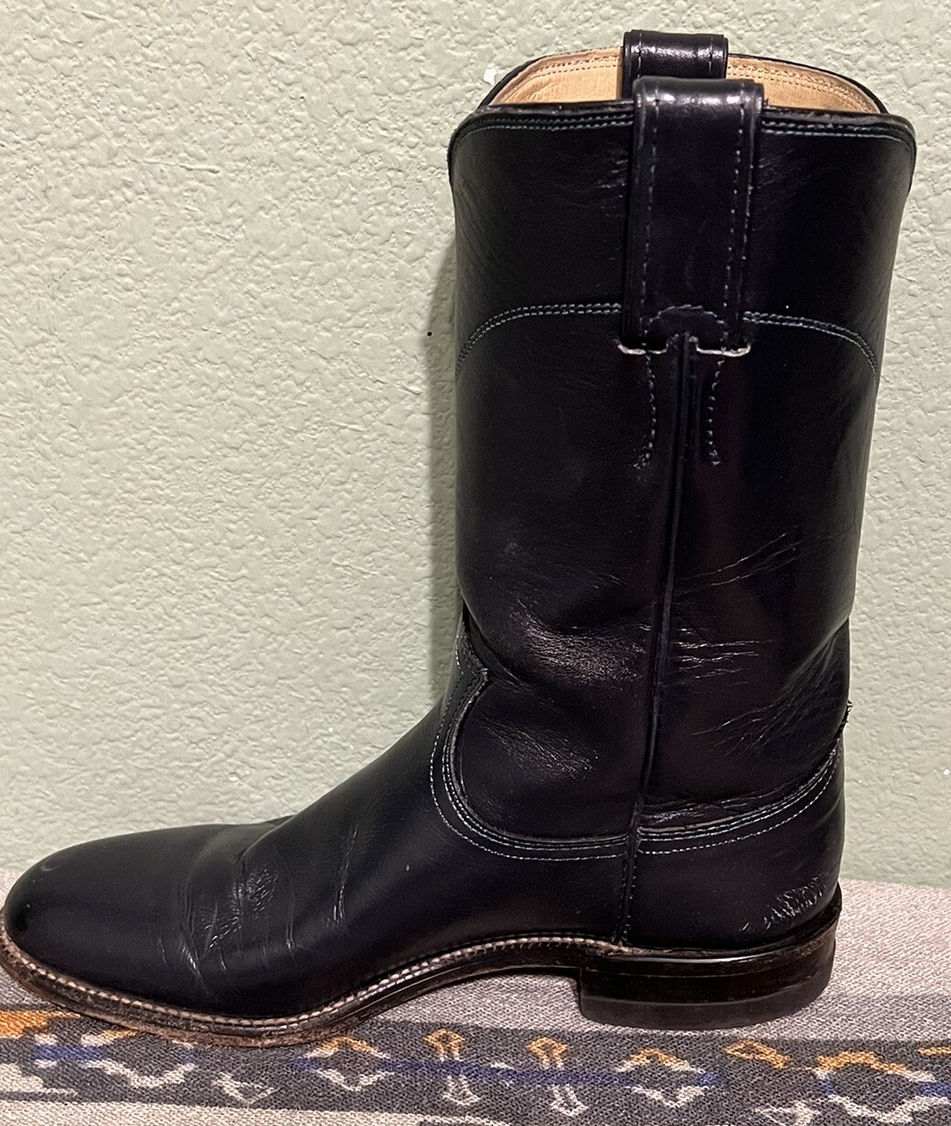 90’s Justin Ropers L3057 Navy Women’s Cowboy Boots 6.5B