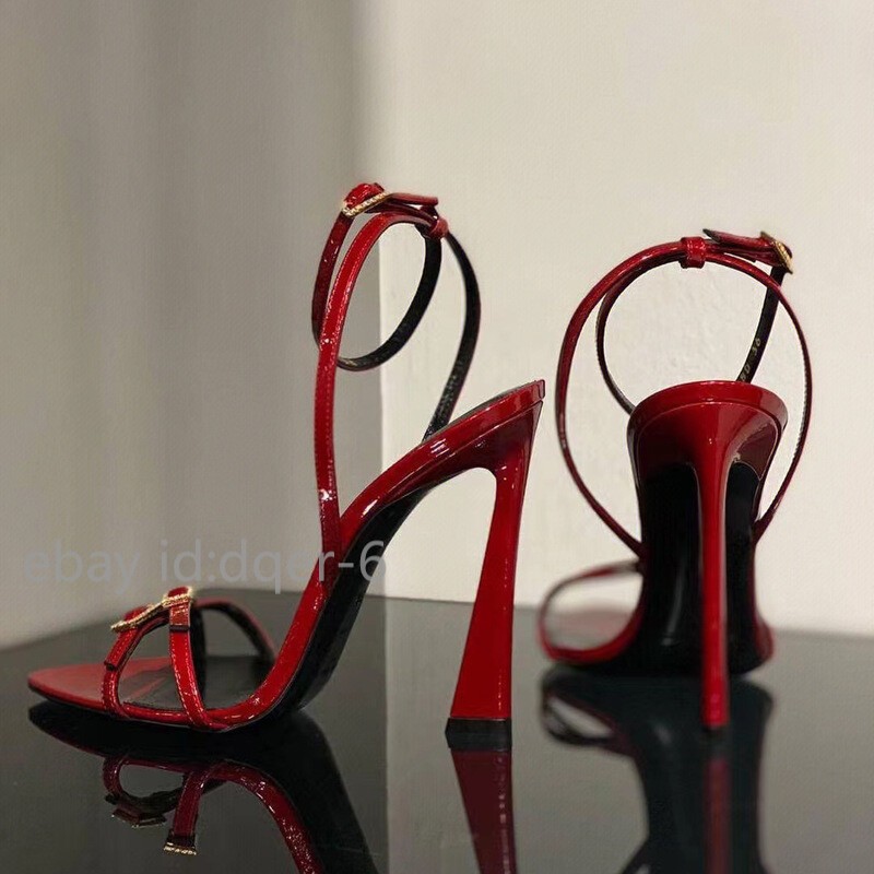 Womens High Heels Open Toe Gothic Buckles Strappy Sandals Party Slingbacks Shoes
