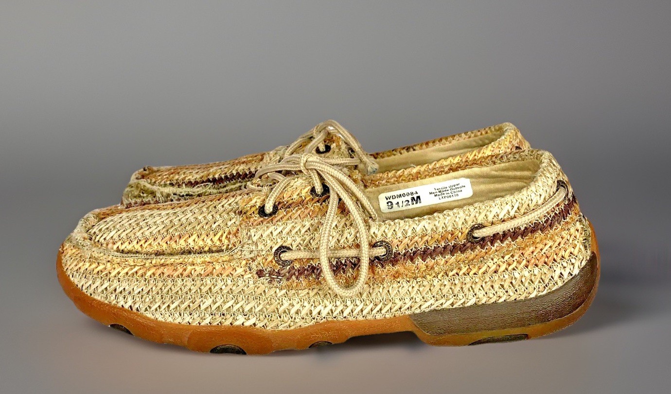 Twisted X Womens Multi Weave Driving Moc Slip On Loafers Shoes WDM0084, 9.5 EUC!