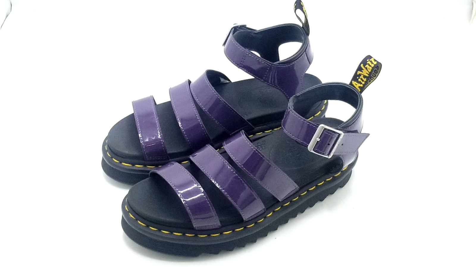 Dr. Martens Blaire Blackcurrent Purple Women’s Platform Strap Sandals Size 9
