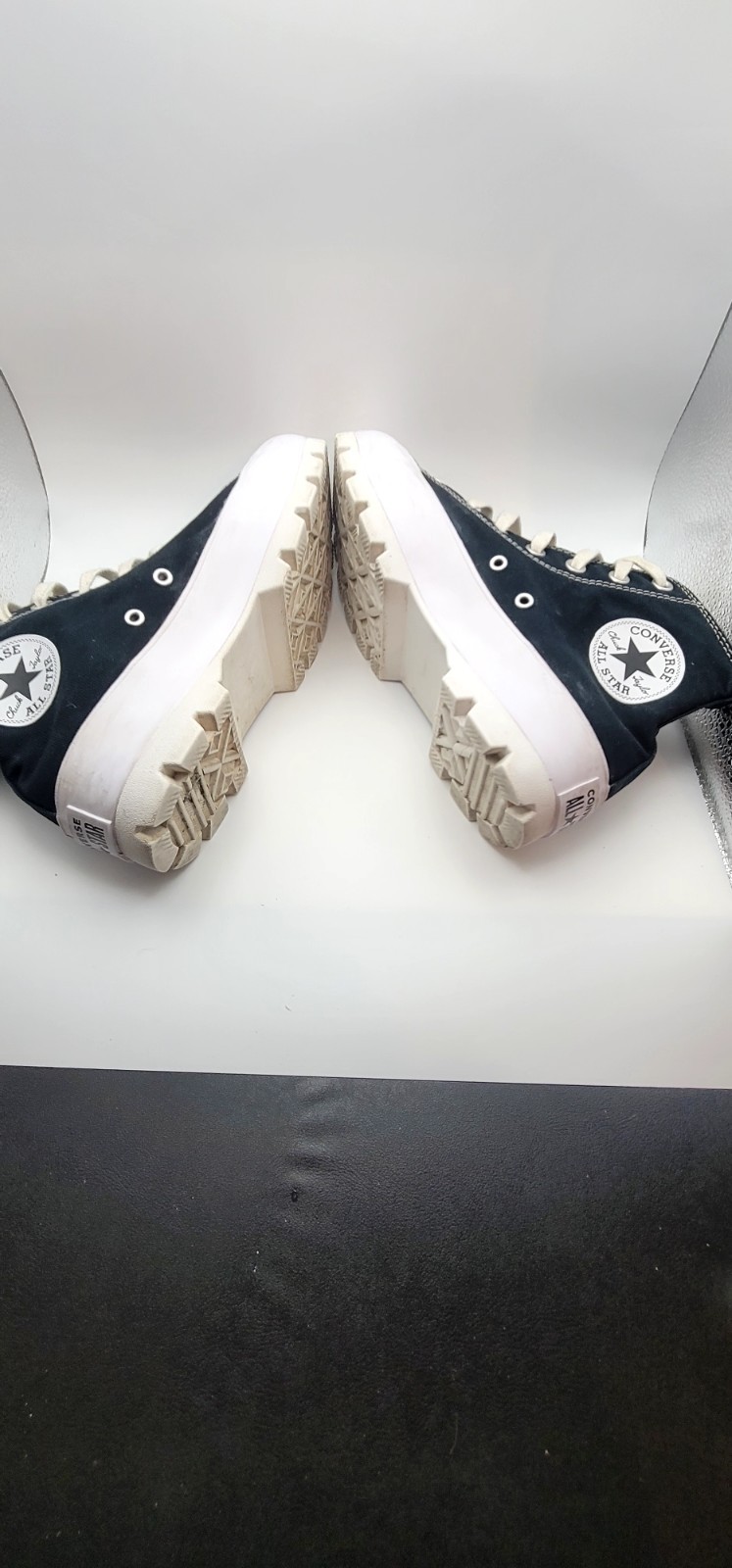 Women’s Converse Chuck Taylor All Star Lugged High Top, Platform Black Size 8