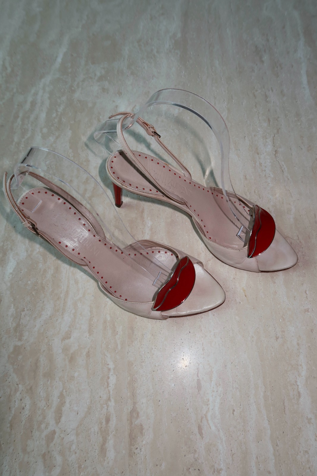 YSL by Tom Ford «Dali Lips» Slingback Heels – Spring/Summer 2003 Archive