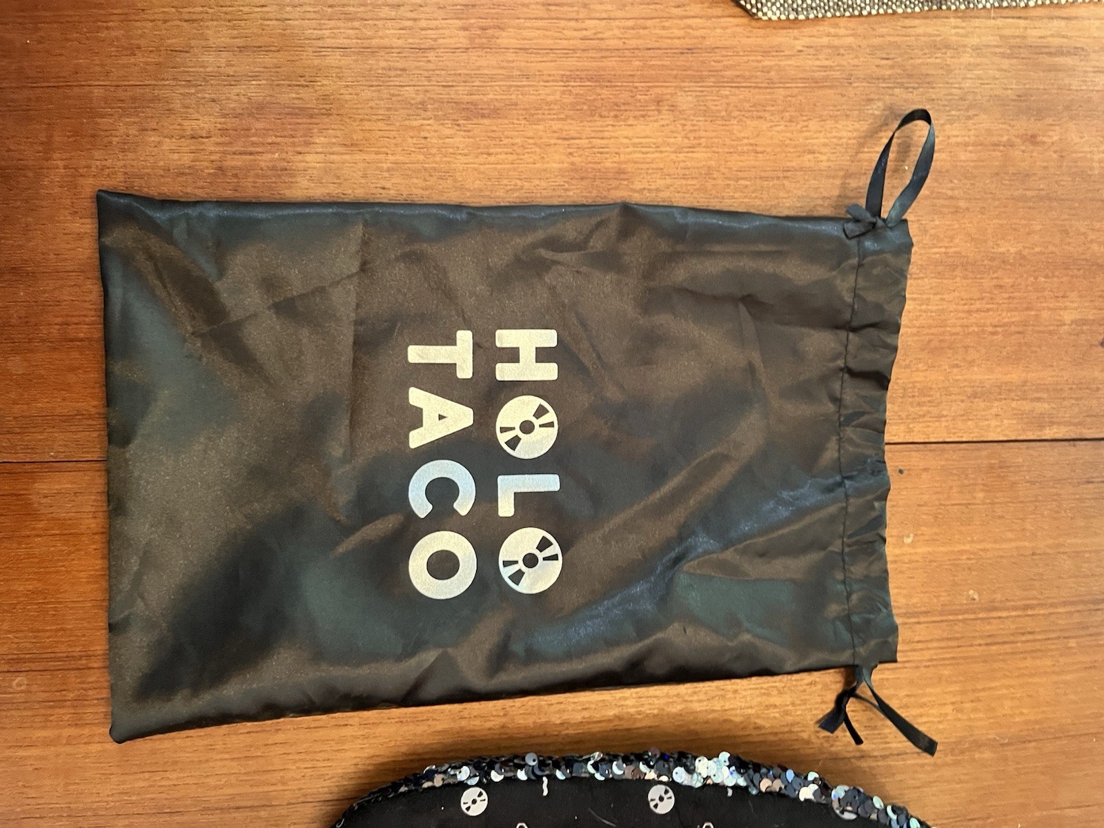 Holo Taco Holiday Sequins Sherpa Slippers Limited Edition M/L