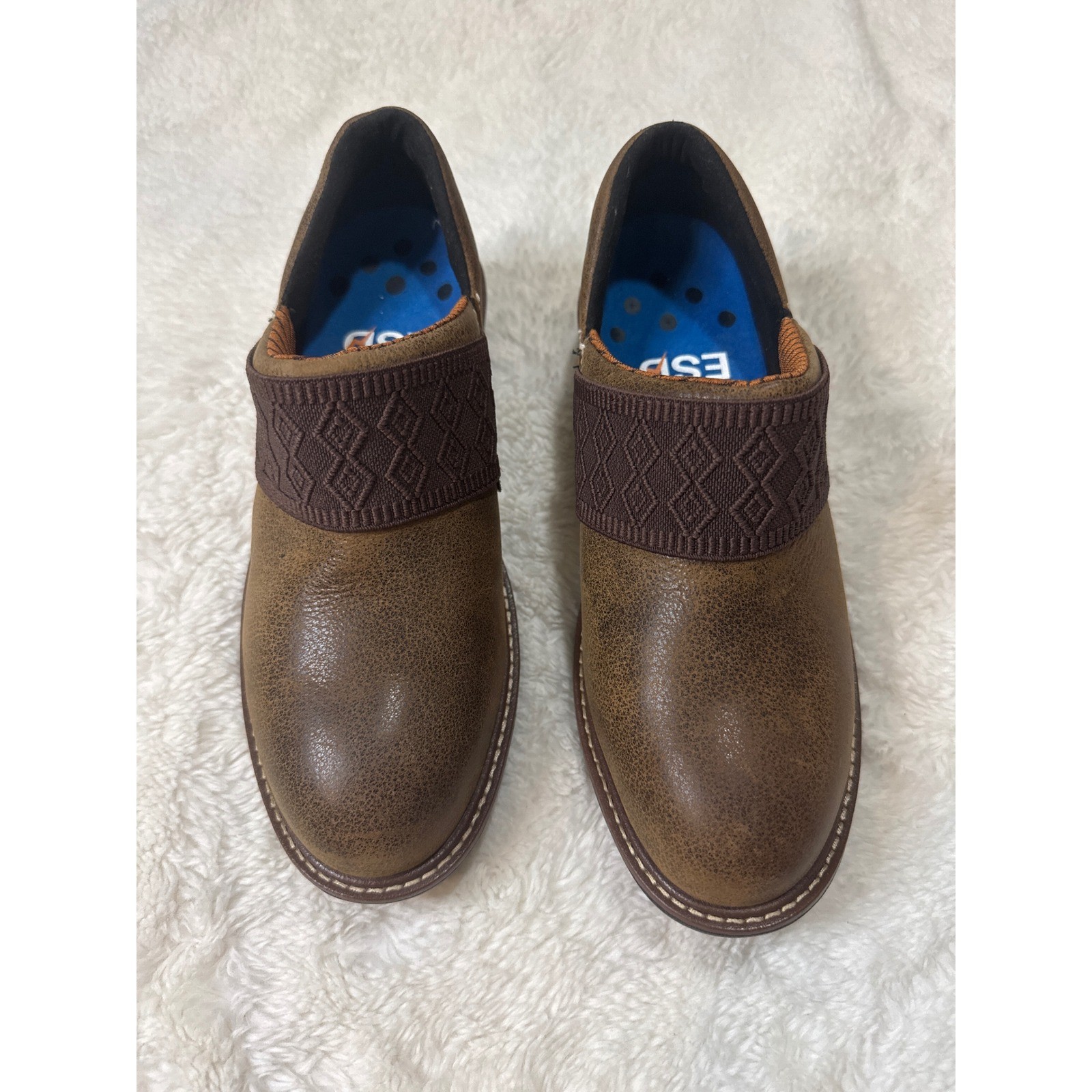 Timberland PRO Renova ESD Clogs Women 6.5 Brown Good Slip Resistant Work Shoes