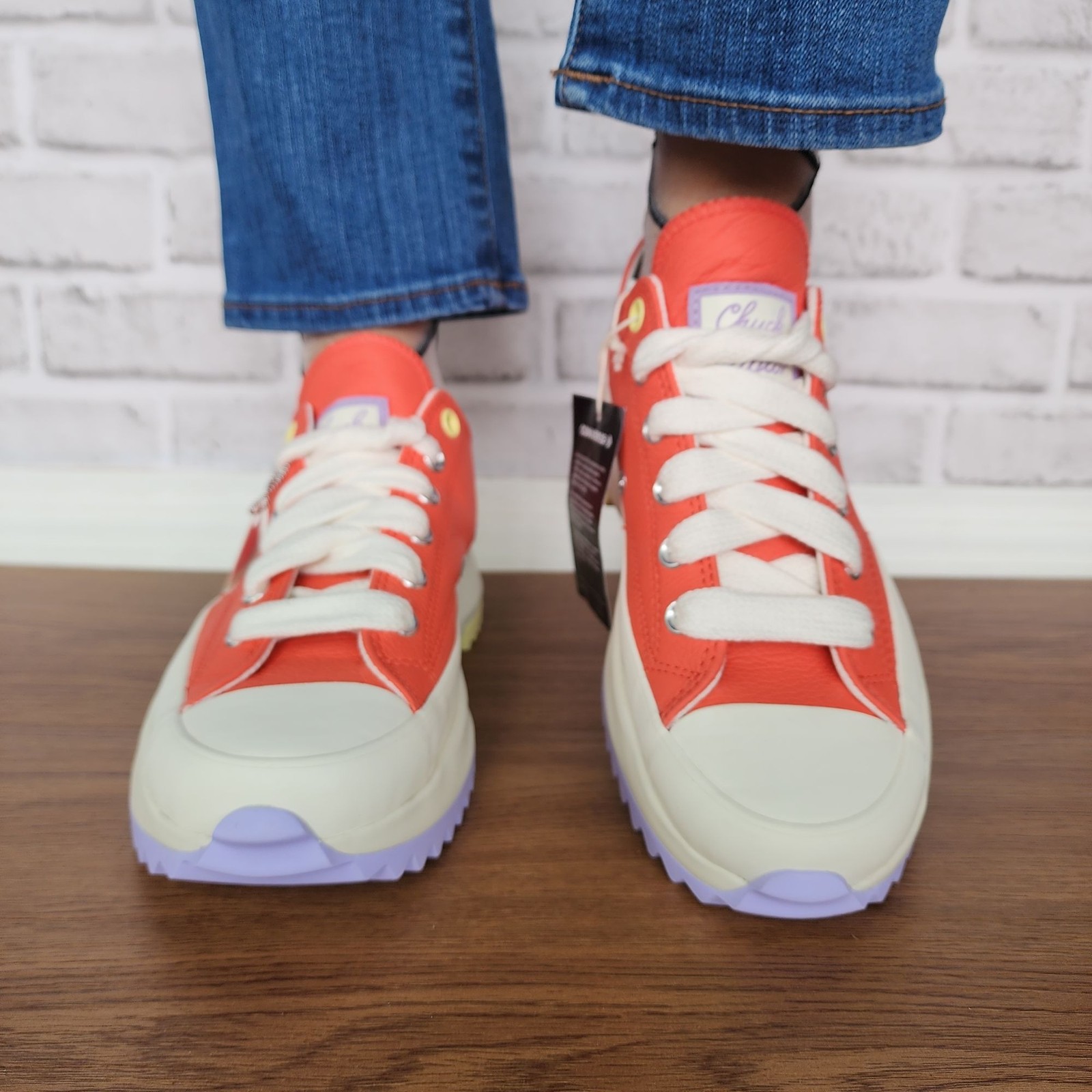 ❤️Converse Run Star Hike Platform Color Pop Sz 6.5 Women’s Shoes Orange A16289C