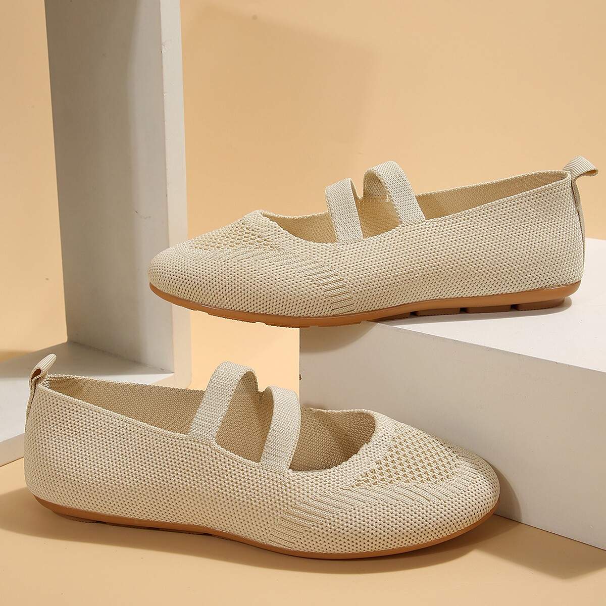 Womens Flats Shoes Casual Ladies Slip on Round Toe Walking Dress Shoes