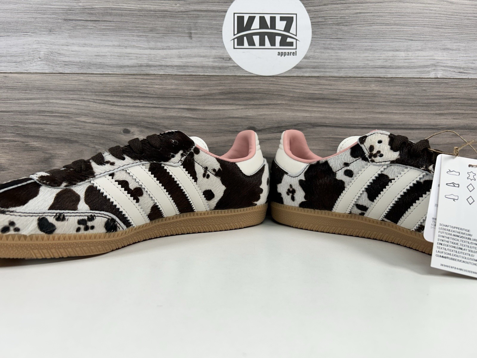*Adidas SAMBA OG ‘Cow Print’ Brown White Pink (JR1256) Women’s Authentic NEW