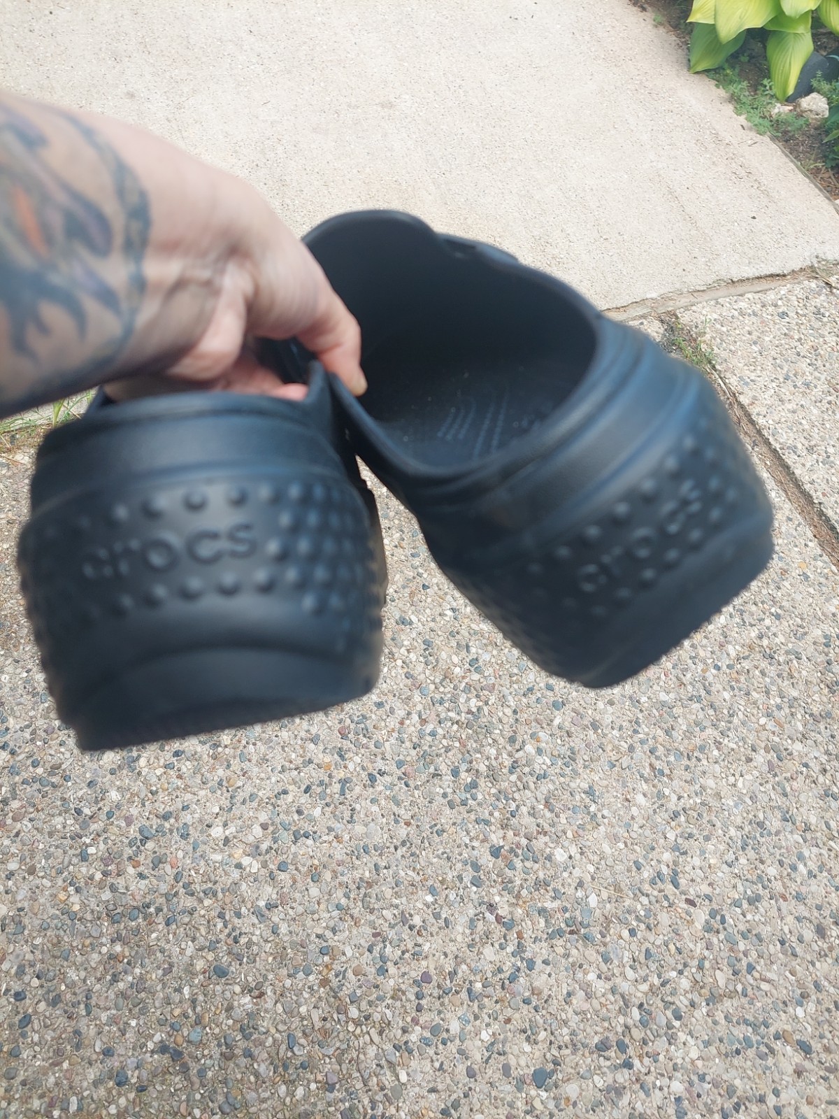 Crocs Stomp Platform Penny Loafer Chunky Clog Shoe Men 6 Women 8 Retro Look