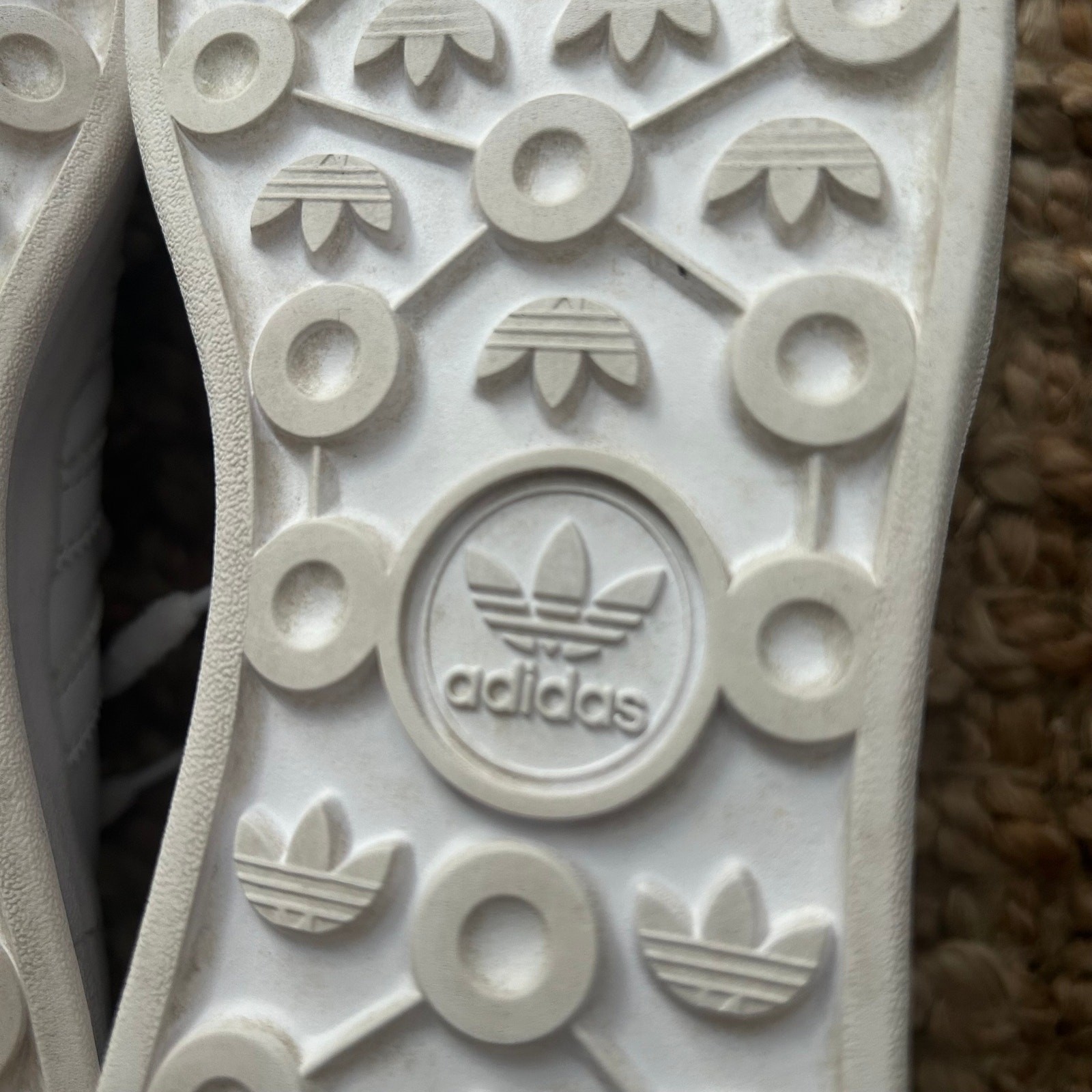 Adidas Gazelle Bold Platform White Leather Women’s 7 EU 38 2/3 -EUC