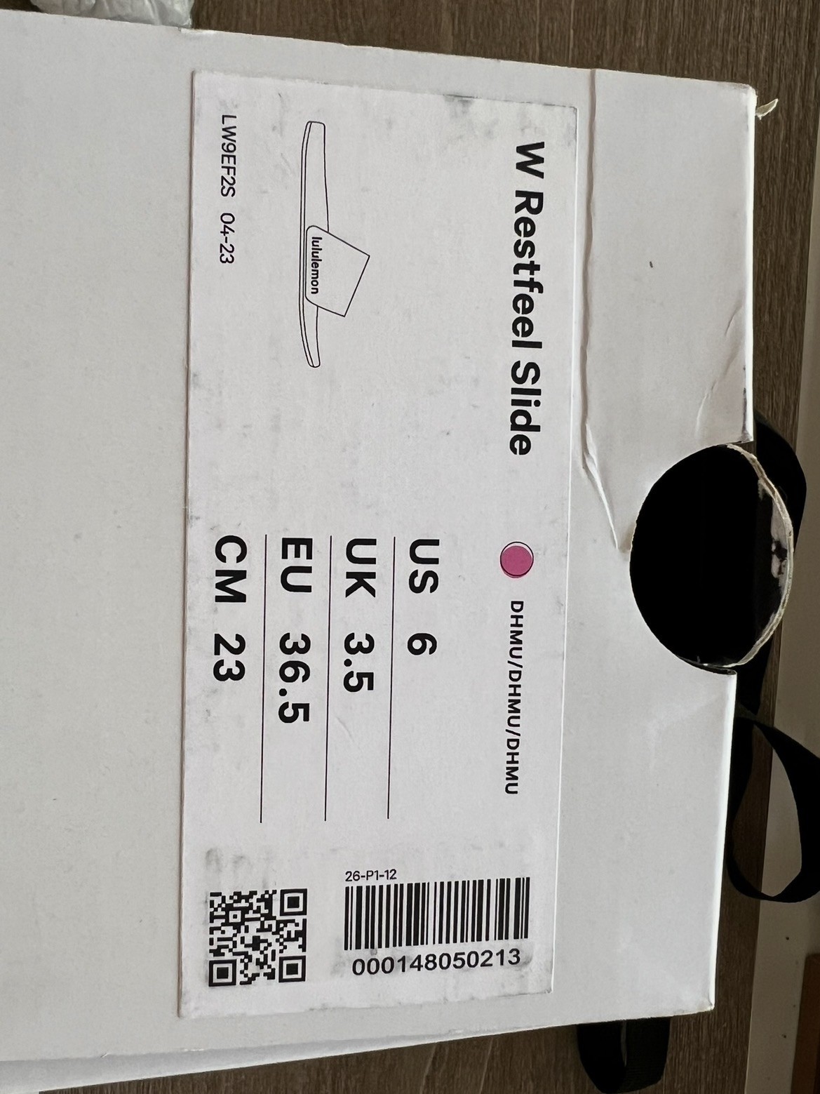Lululemon Women’s Restfeel Slides Dahlia Mauve Pink SIZE 6 NIB SOLD OUT COLOR