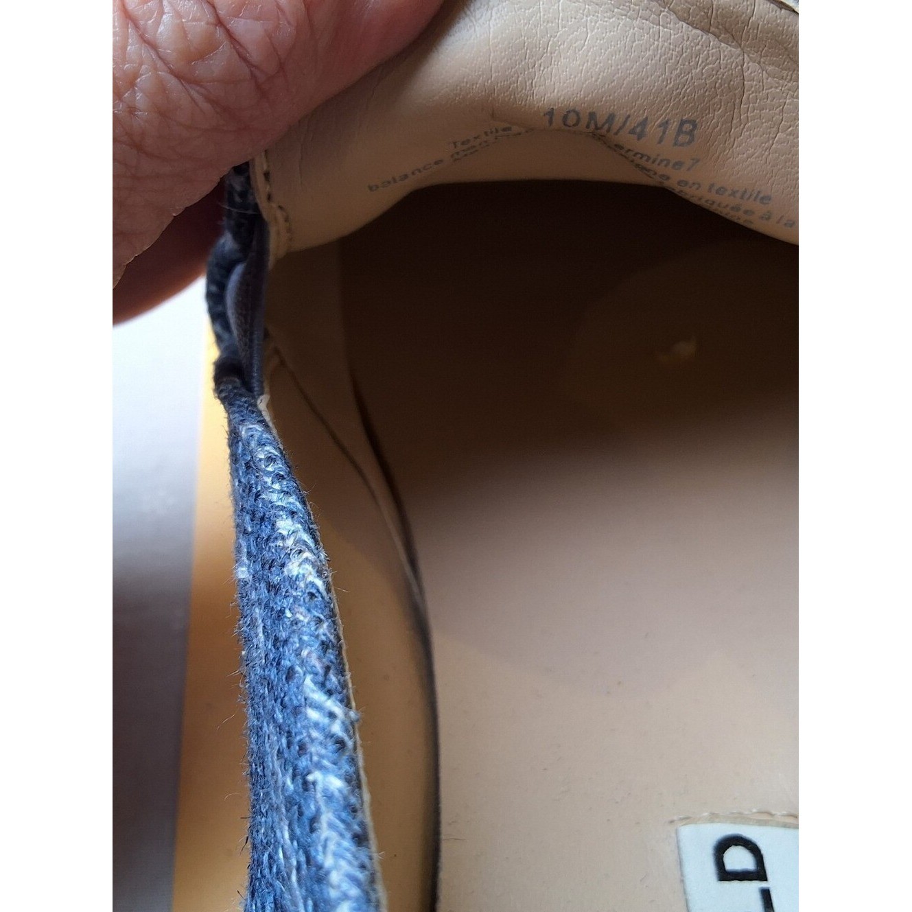 Karl Lagerfeld Denim Slip-On Loafers – Blue