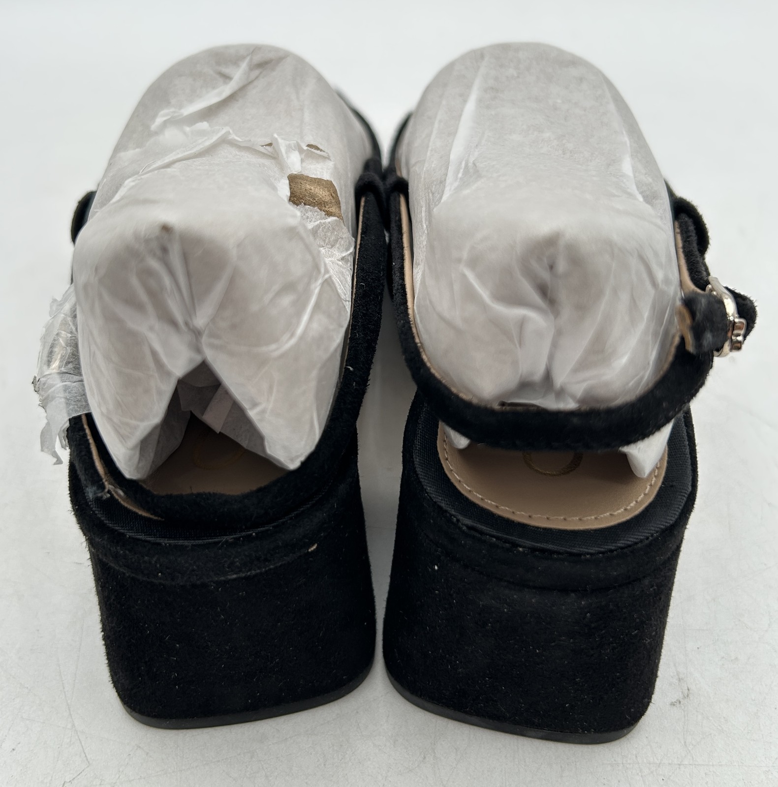 Sam Edelman Tarra Sling Heels 8 Black Suede