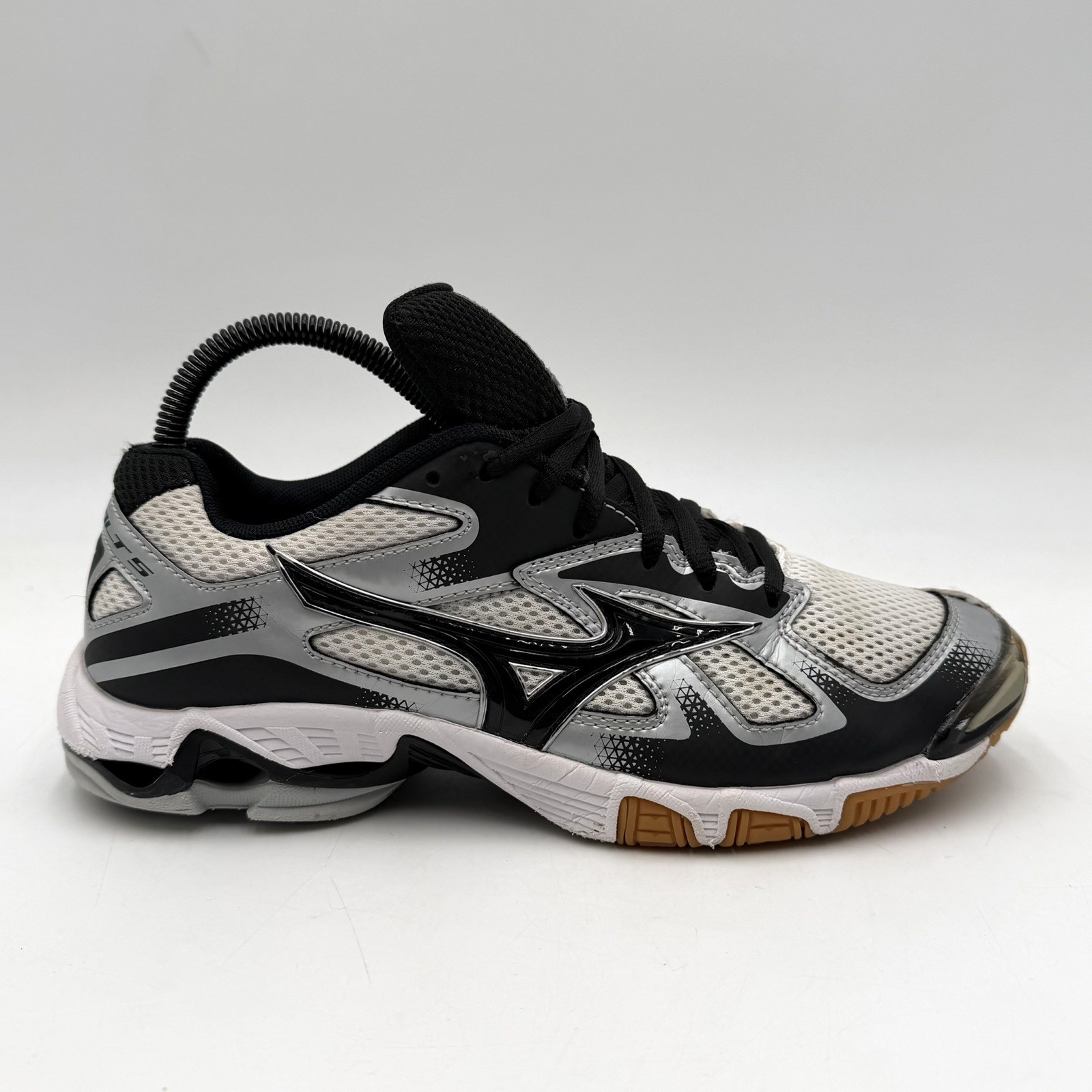 Mizuno Wave Bolt 5 Womens Size 8.5 Lace Up Volleyball Athletic Shoes 430204.0090