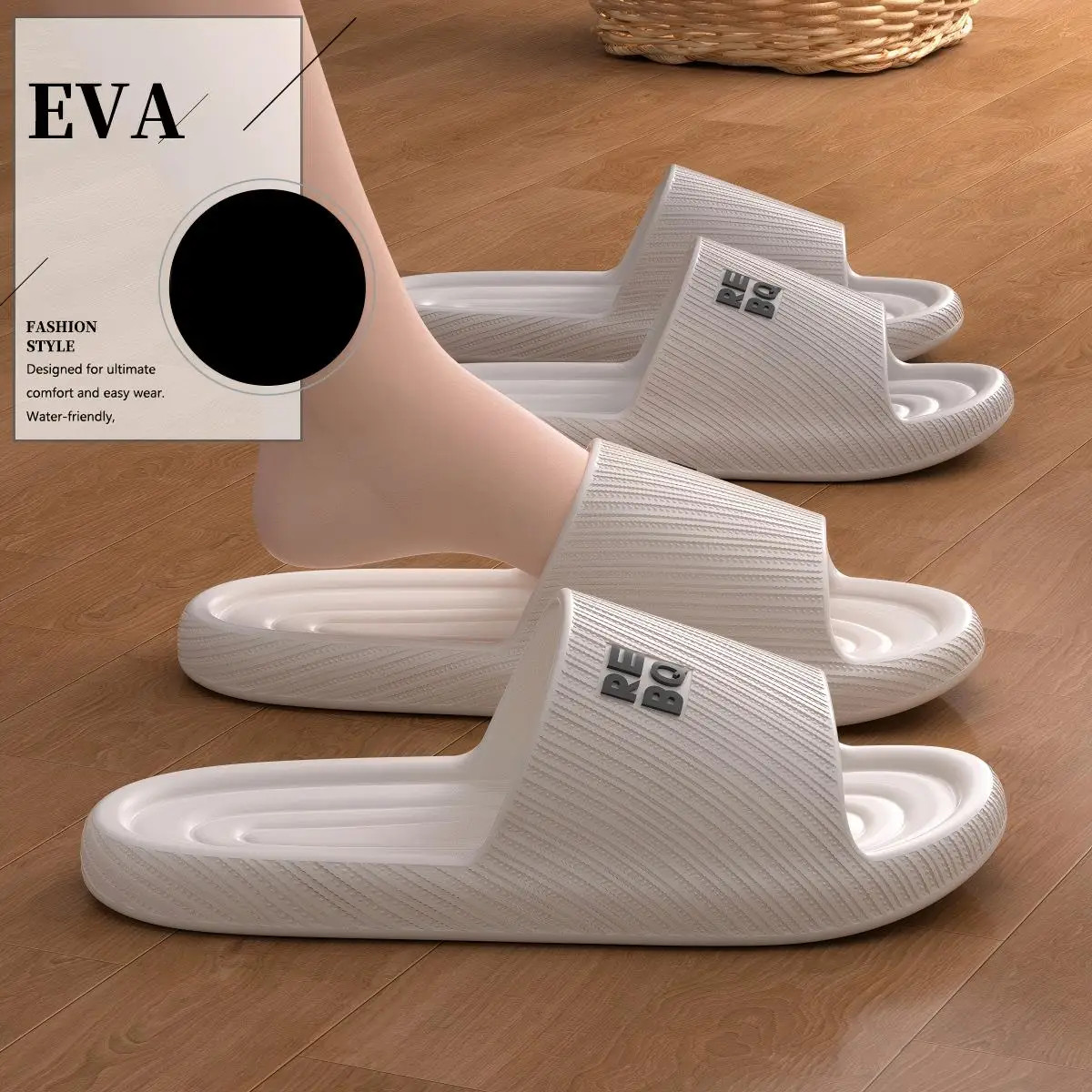 Men’s and Women’s EVA Home and Shower Slippers for Summer Use