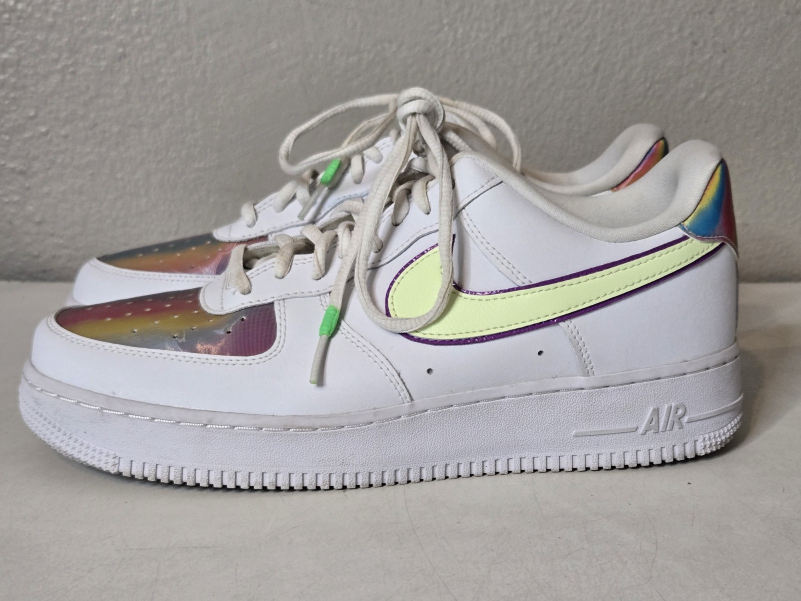 Nike Air Force 1 Low Top Easter Sneakers Shoes CWO367-100 Size 10 No Box