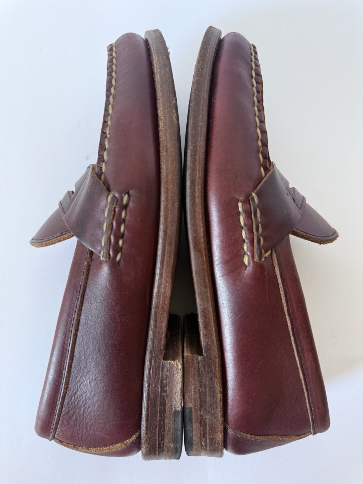 Rancourt Cole Haan Pinch America Penny Loafer Brown Stich Maine USA Womens 6.5 M
