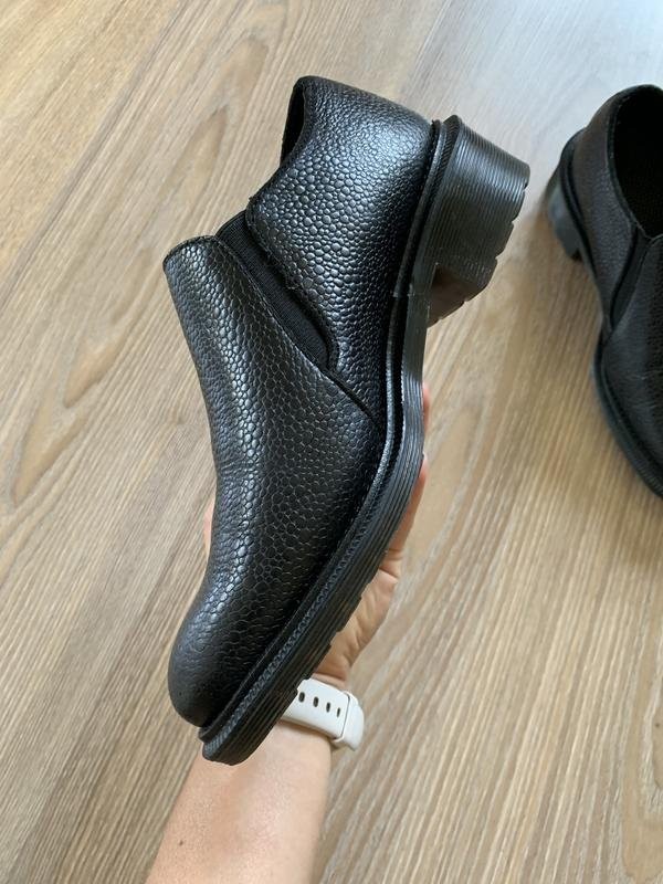 Women Dr Martens Boots Black Leather 38.5 #3KT2