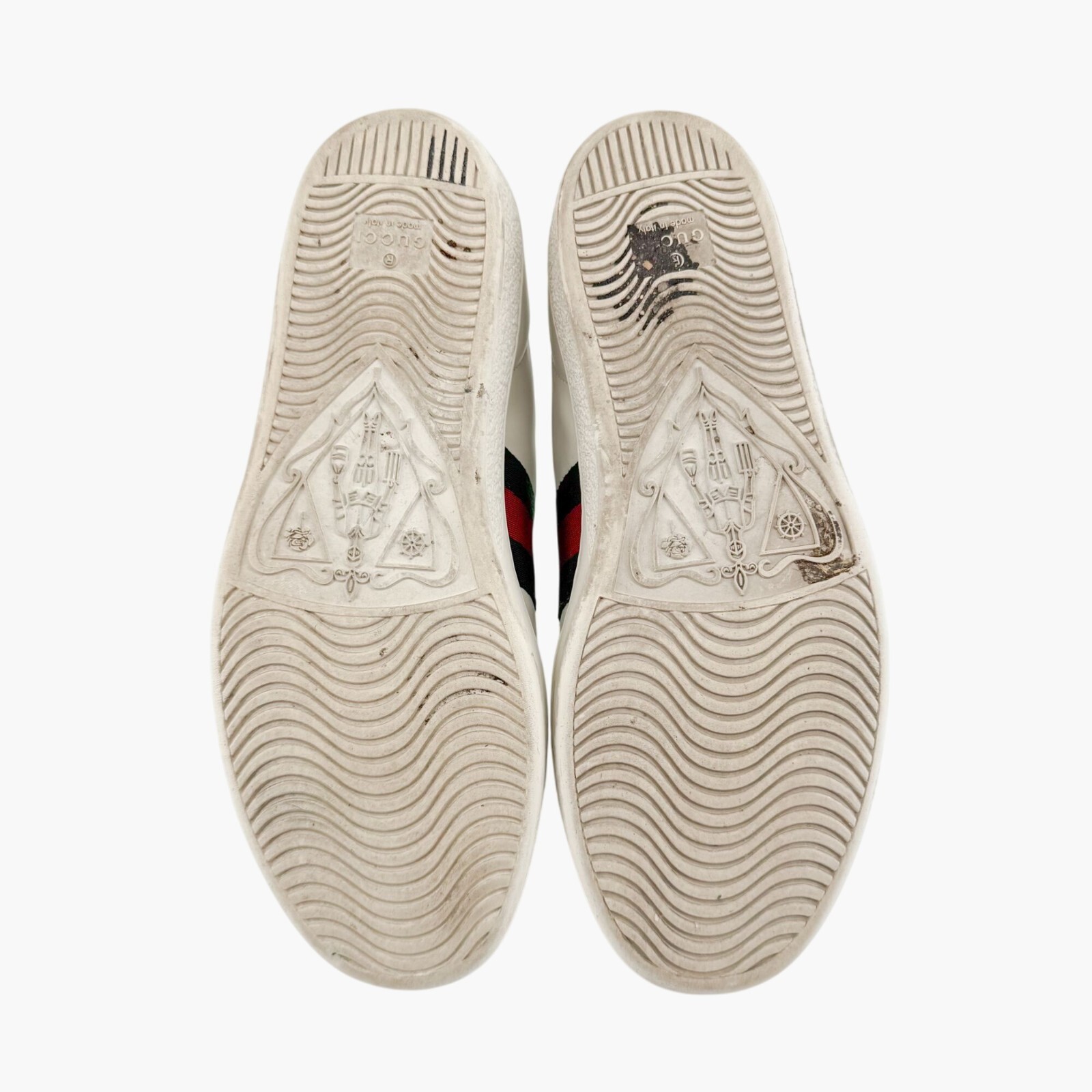 Gucci Ace Pearl Sneakers Size 36.5 US 6.5 White Leather Stud Spike Low Top Shoe