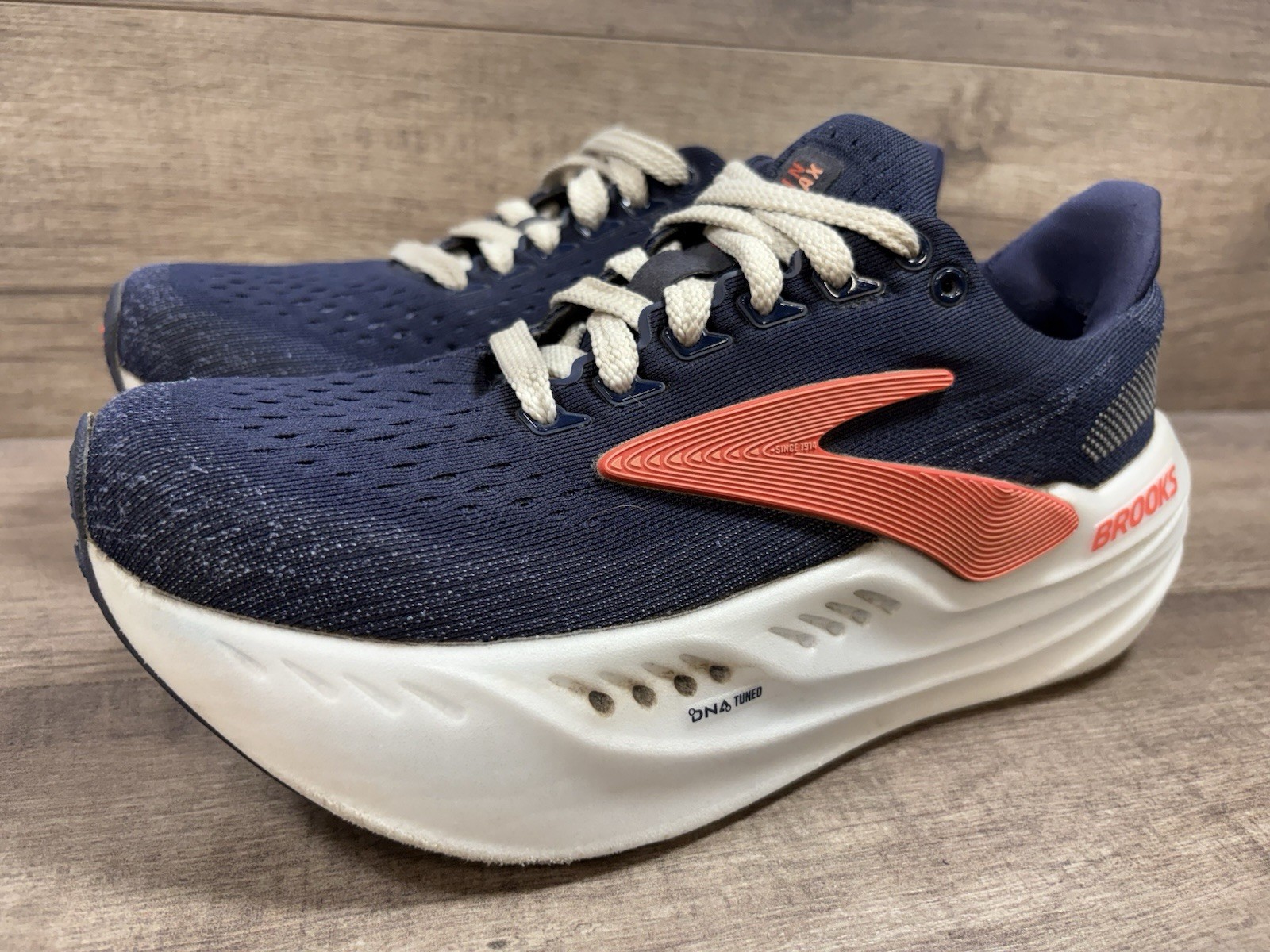 Brooks Glycerin Max Navy Running Shoes Womens Size 8.5 B… See Description