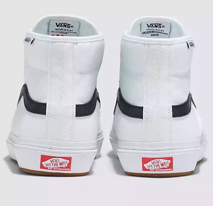 New Adorable Vans Crockett High Women’s High-Top Shoes, Size: 9.5 White
