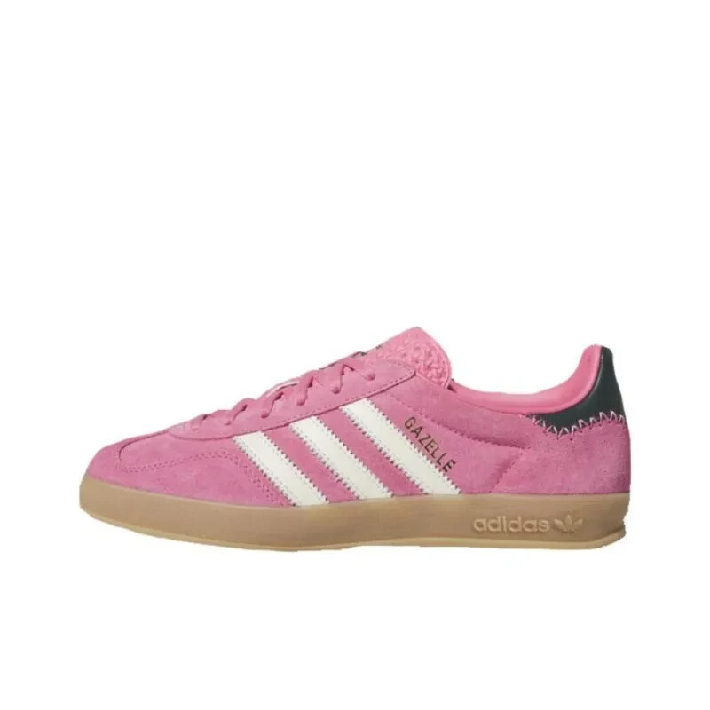 JI2014 Gazelle Women’s Adidas Originals Indoor ‘Rose Tone Collegiate Green