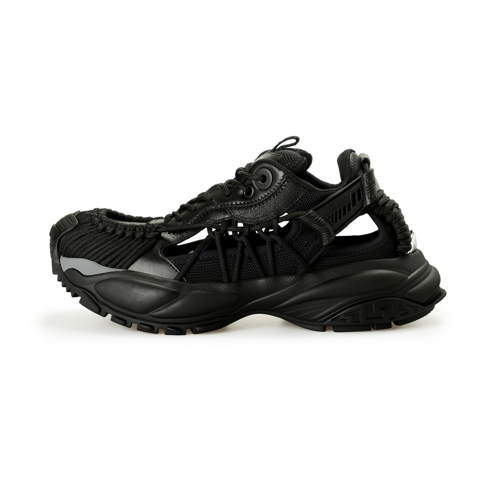 Versace Women’s Black MERCURY M_VS_01 Leather Sneakers Shoes US 6 IT 36