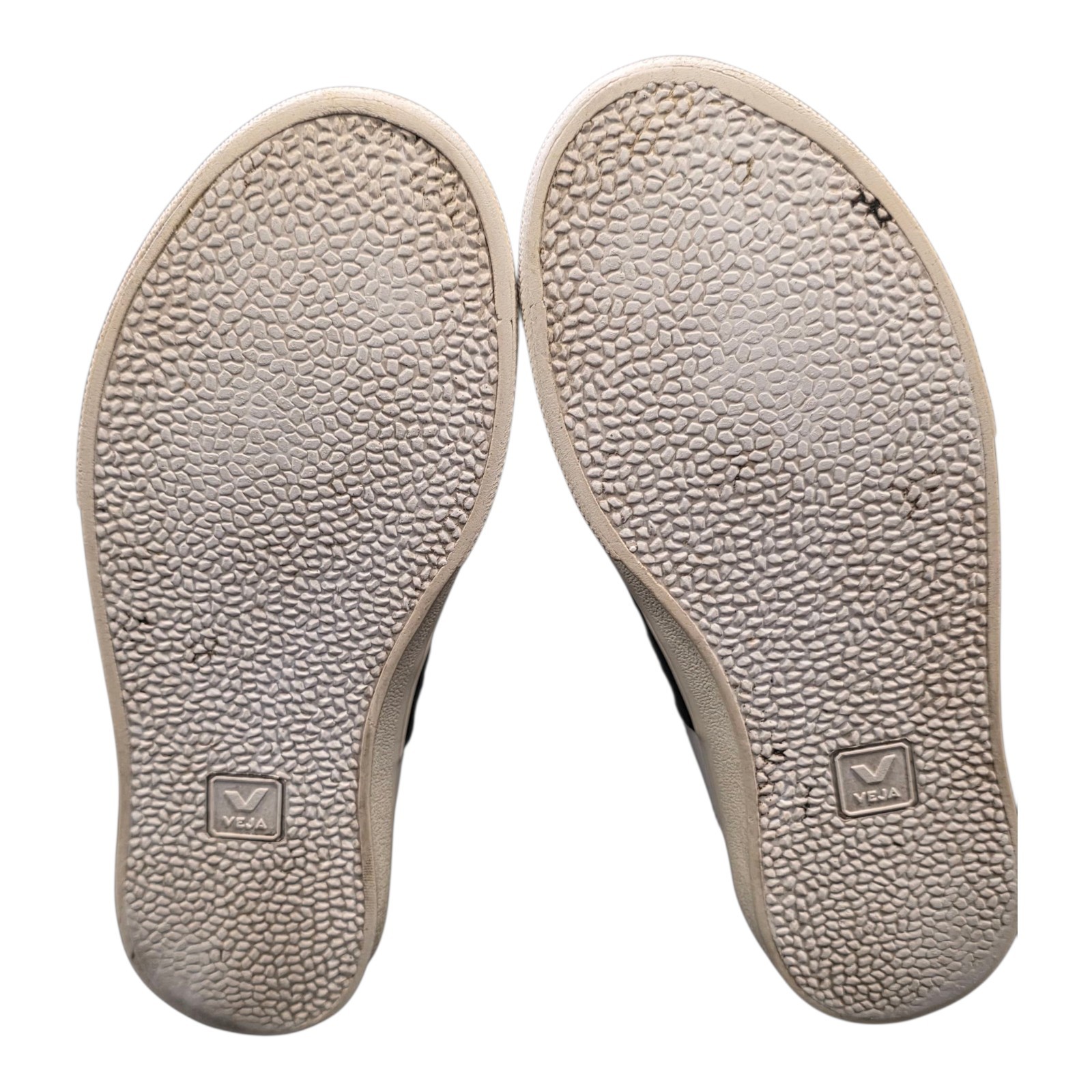 Veja Esplar Women’s Size 6 White Black Leather Sneakers Made in Brazil EUR 37