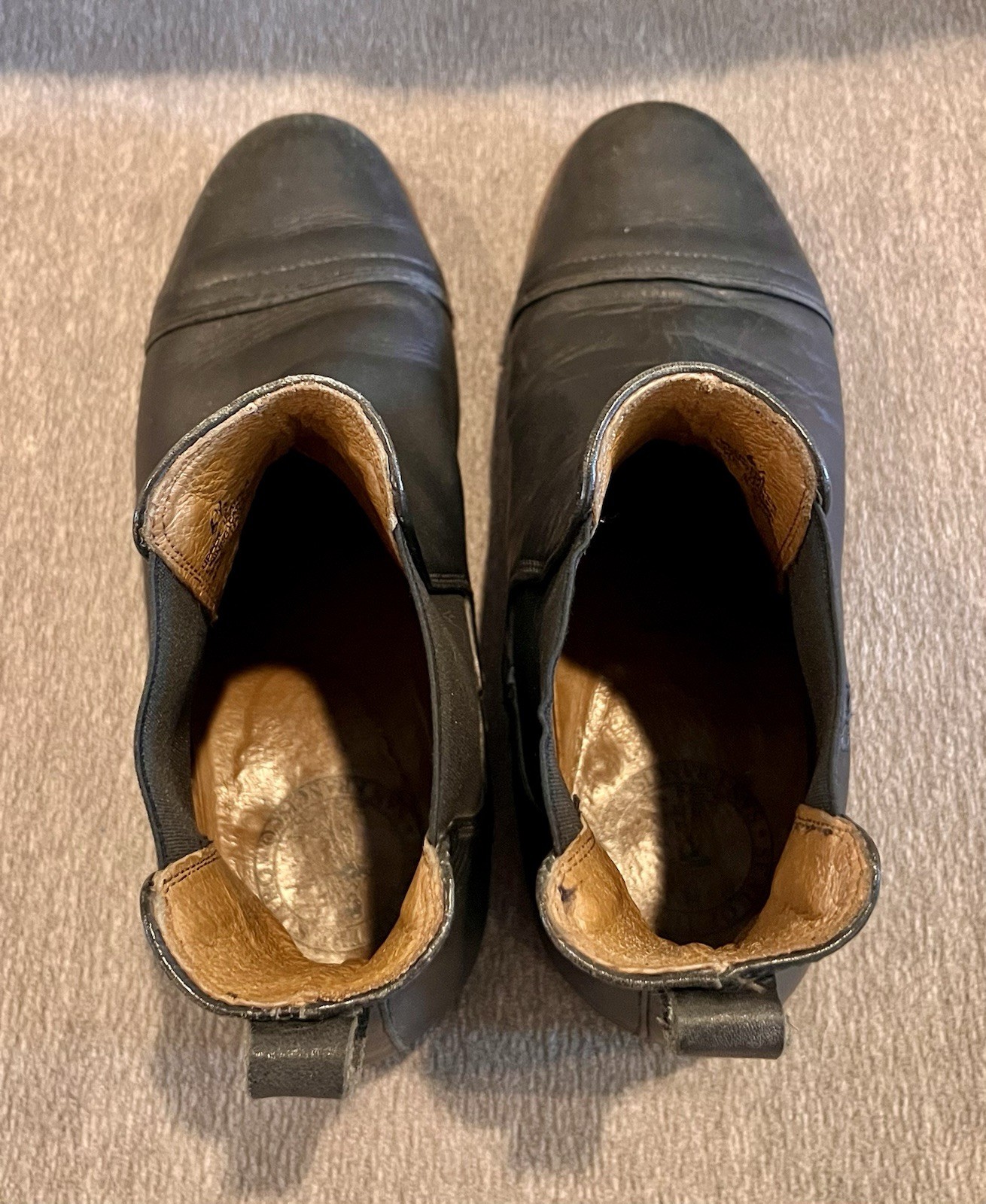 Black Sutro Footwear Chelsea Boots Leather Women’s 6.5
